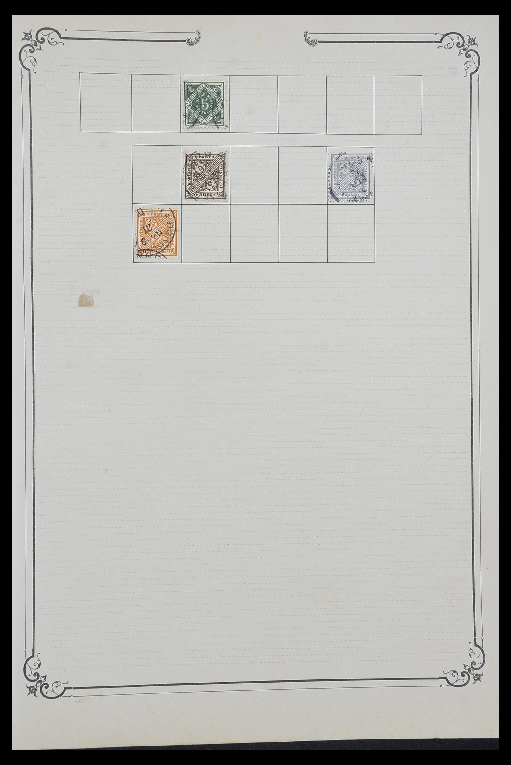 33991 013 - Postzegelverzameling 33991 Europese landen 1851-ca. 1920.