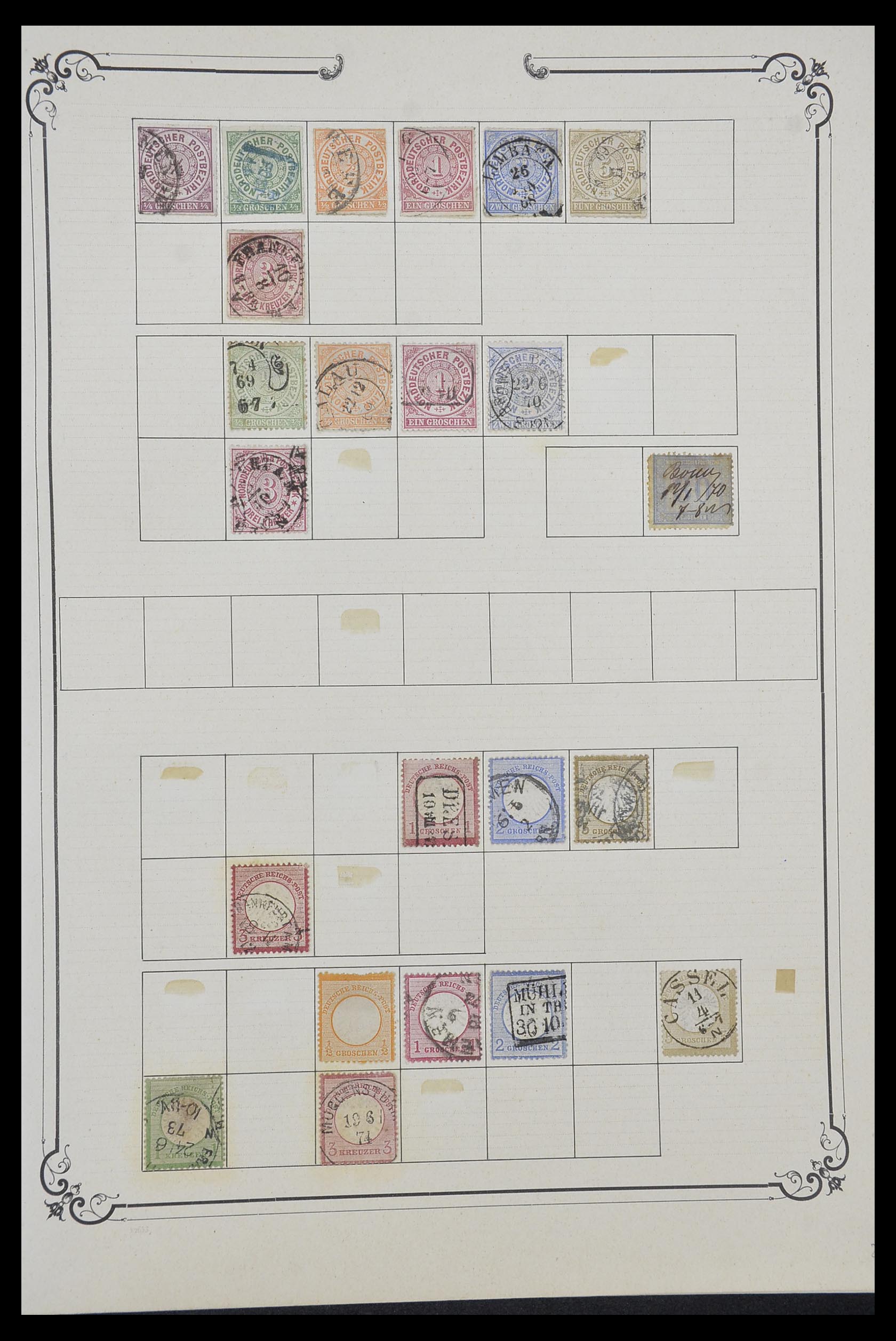 33991 014 - Postzegelverzameling 33991 Europese landen 1851-ca. 1920.