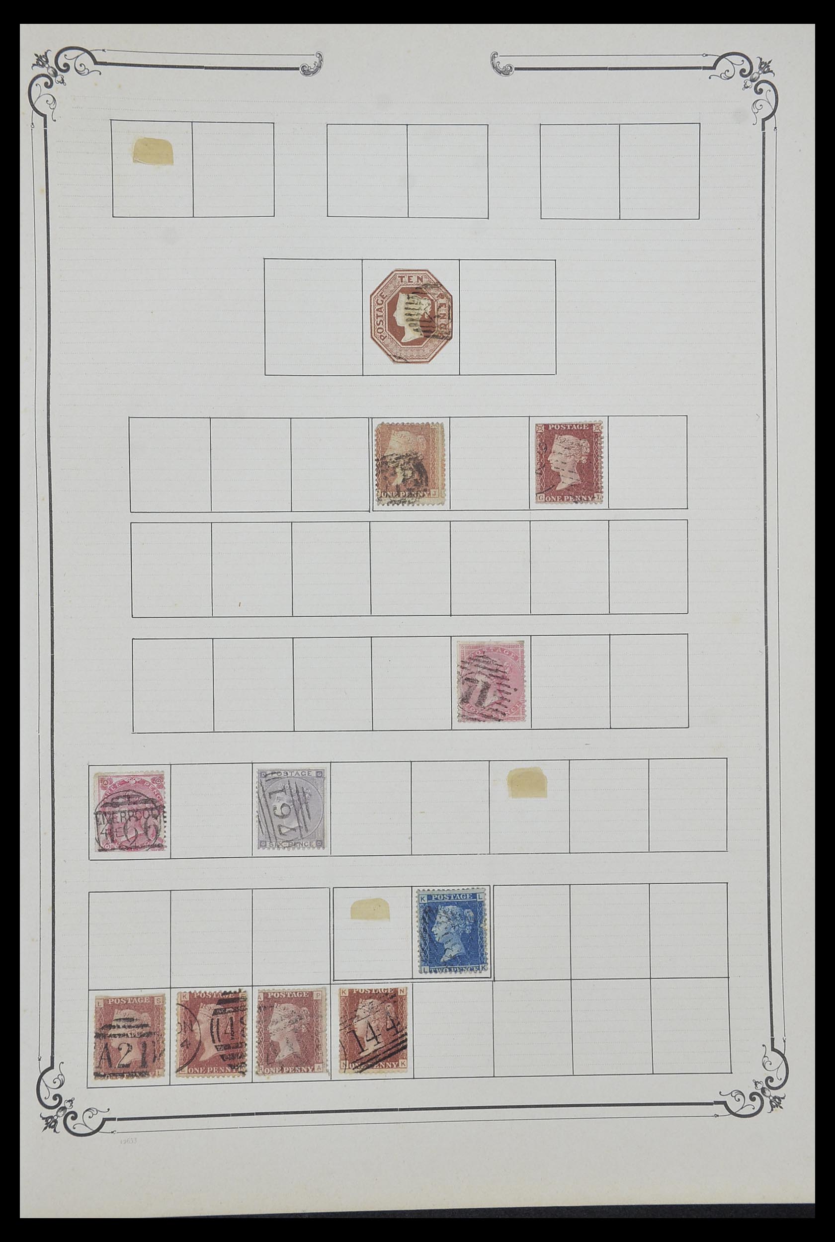 33991 017 - Postzegelverzameling 33991 Europese landen 1851-ca. 1920.