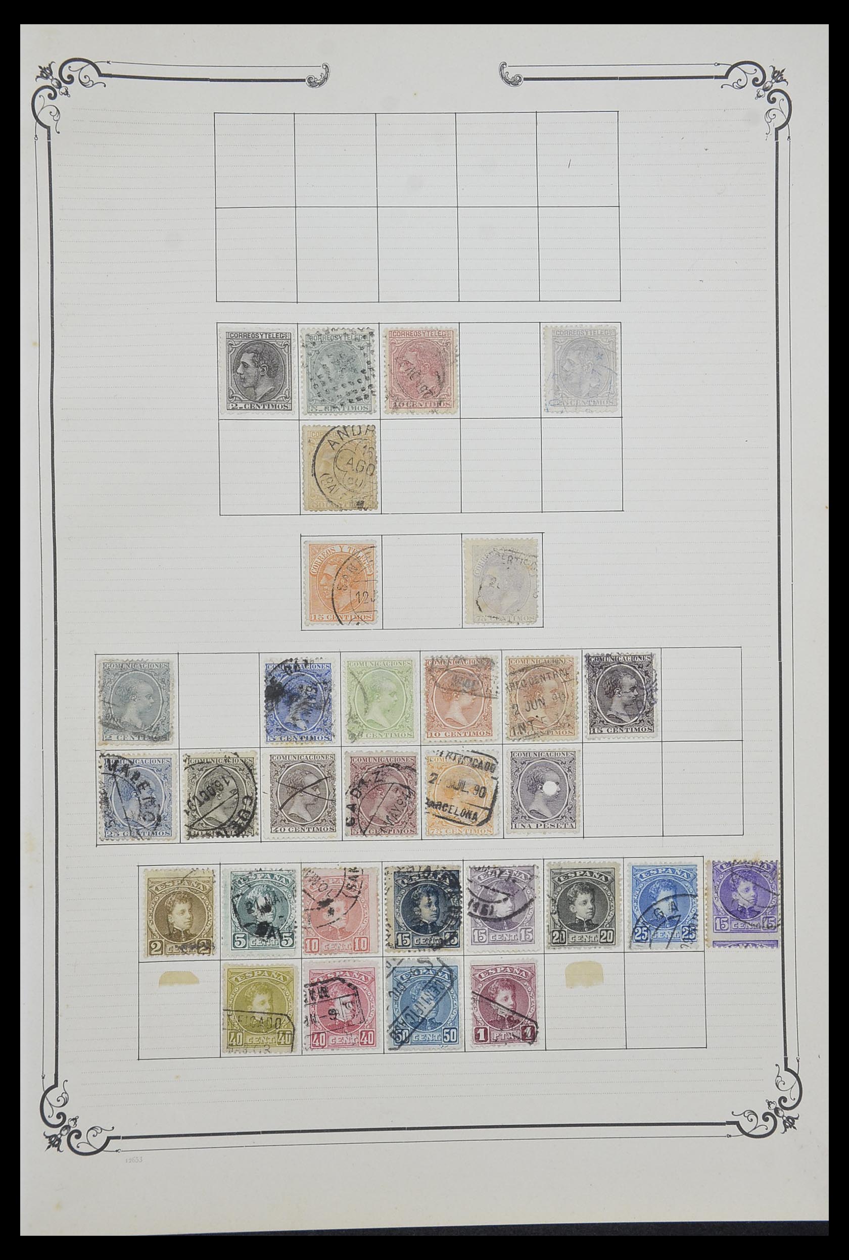 33991 025 - Postzegelverzameling 33991 Europese landen 1851-ca. 1920.