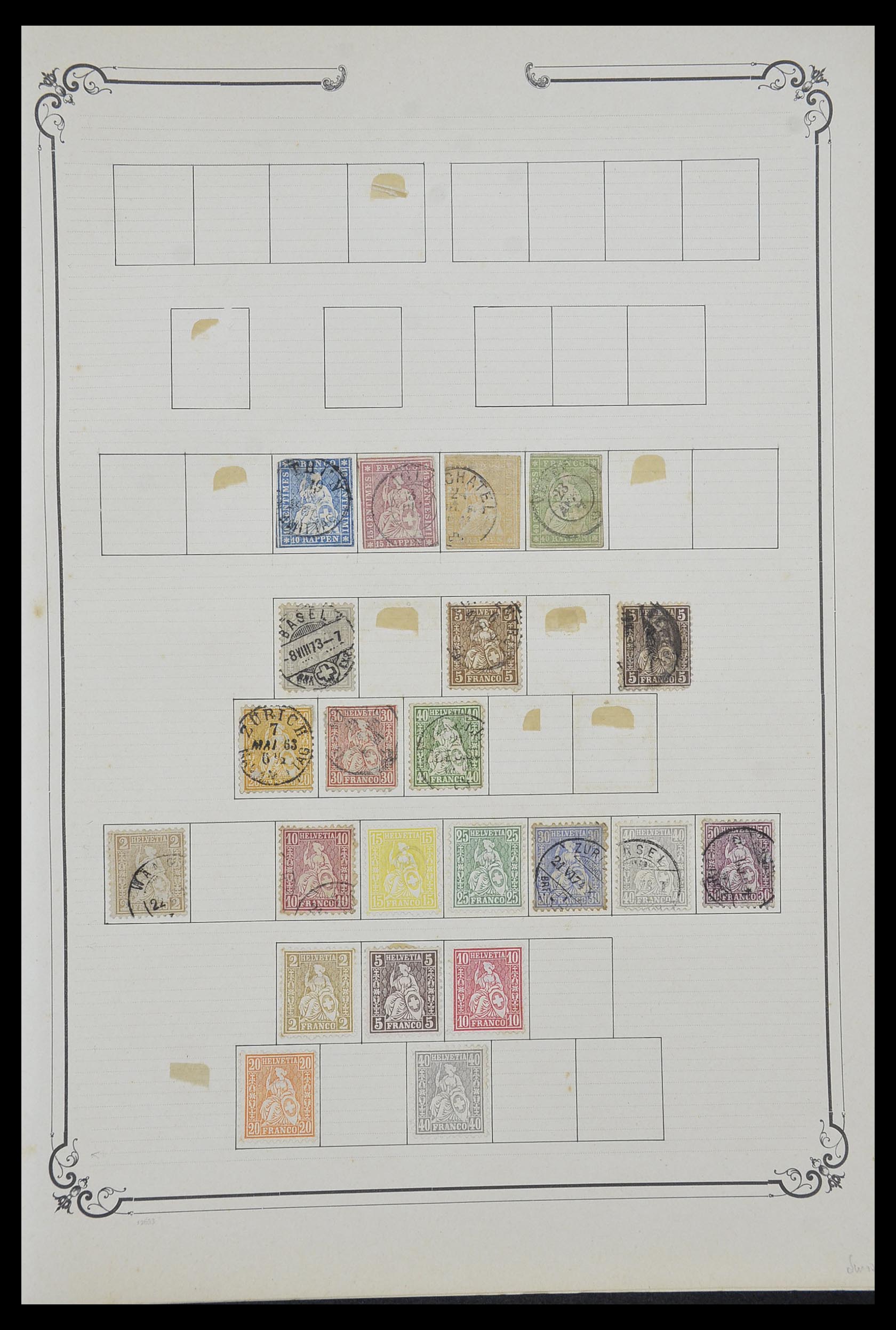 33991 035 - Postzegelverzameling 33991 Europese landen 1851-ca. 1920.