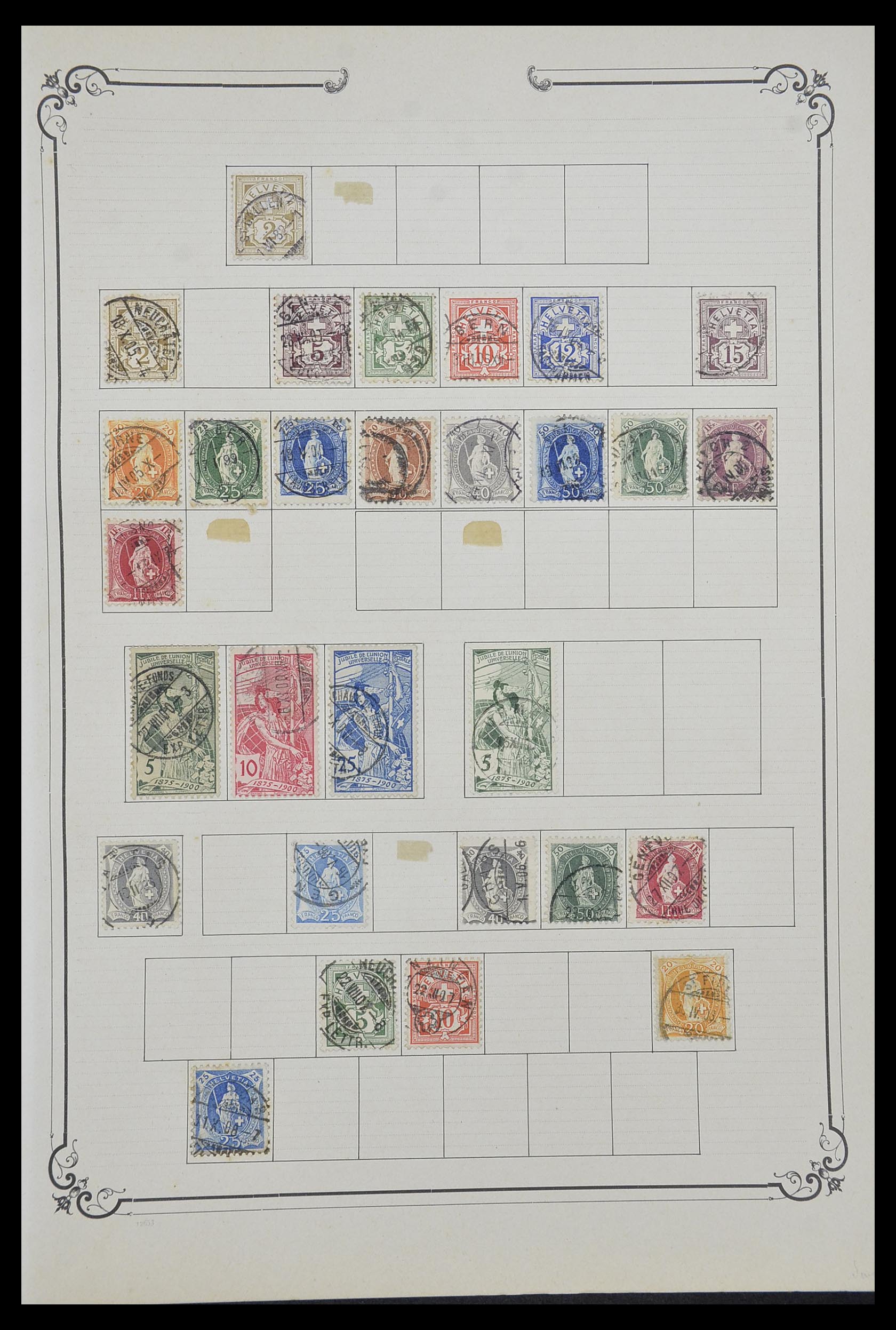 33991 036 - Postzegelverzameling 33991 Europese landen 1851-ca. 1920.