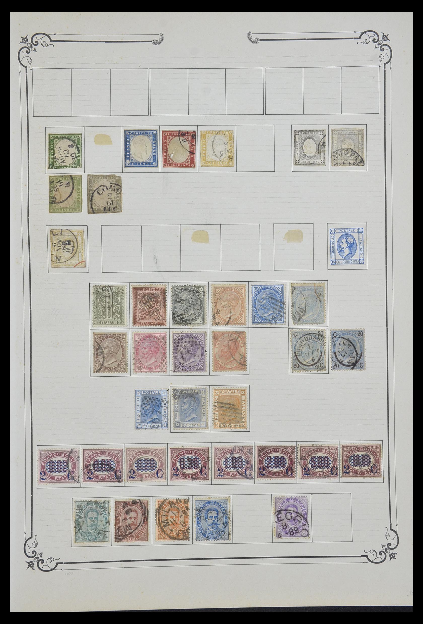33991 043 - Postzegelverzameling 33991 Europese landen 1851-ca. 1920.