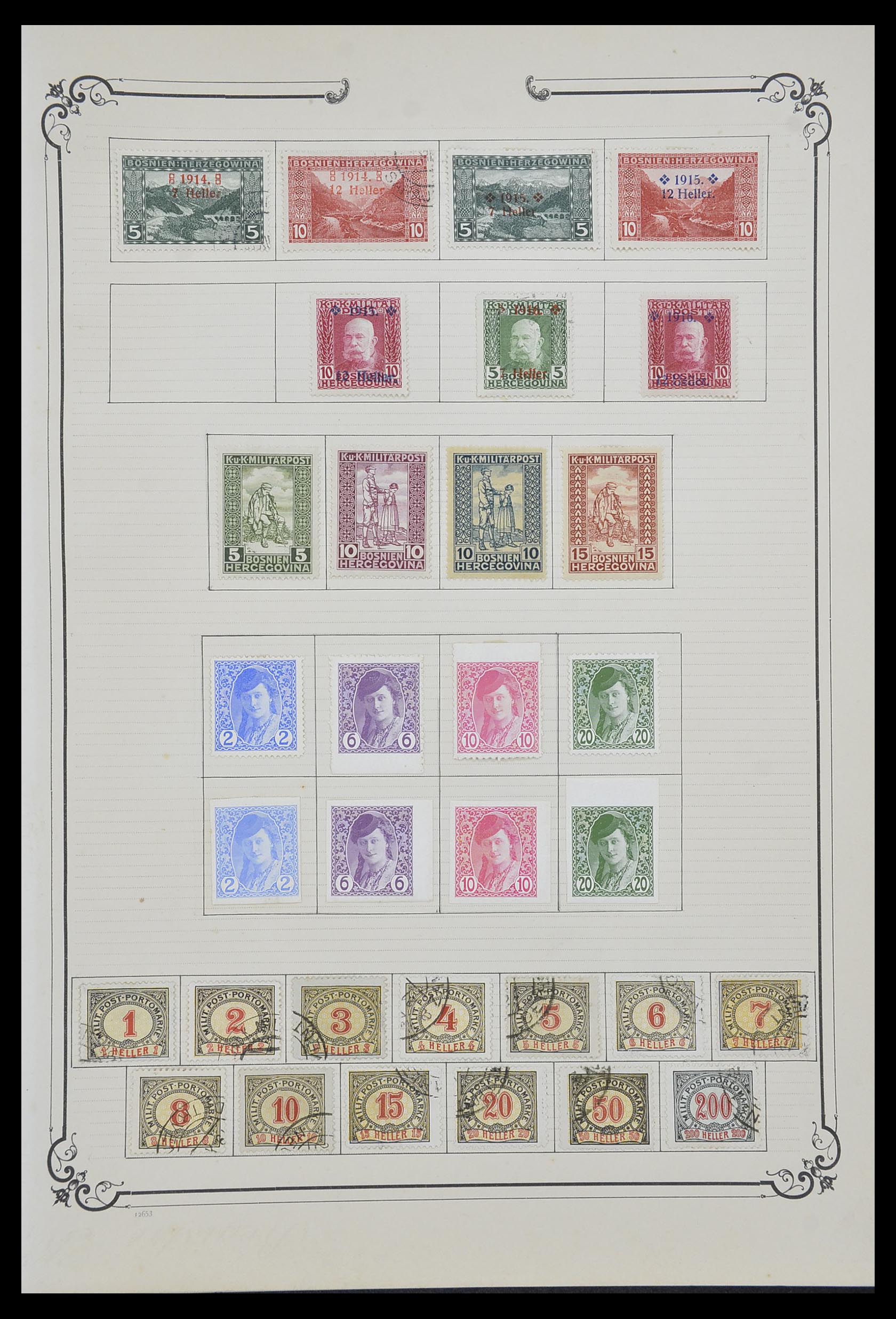 33991 054 - Postzegelverzameling 33991 Europese landen 1851-ca. 1920.