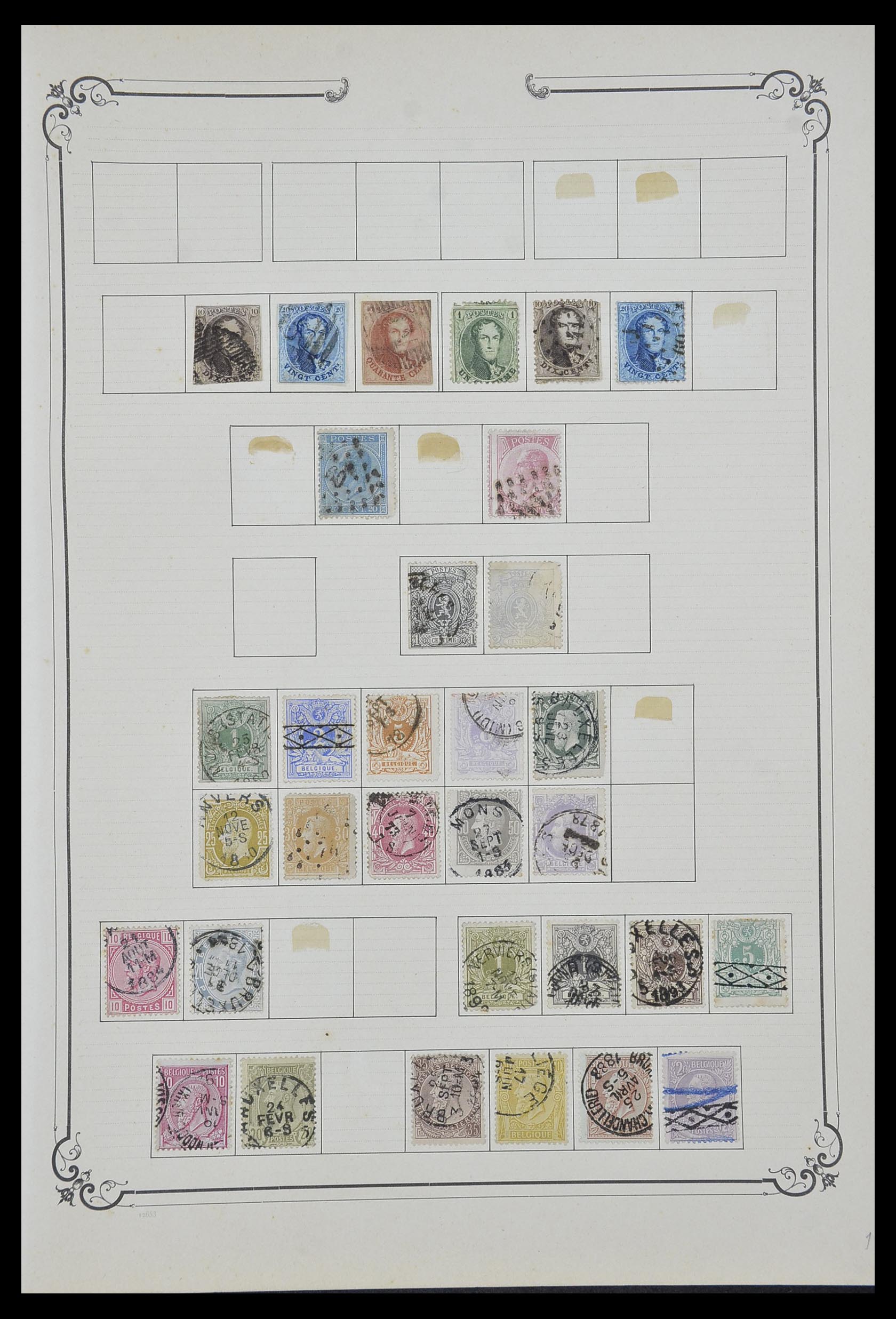 33991 055 - Postzegelverzameling 33991 Europese landen 1851-ca. 1920.