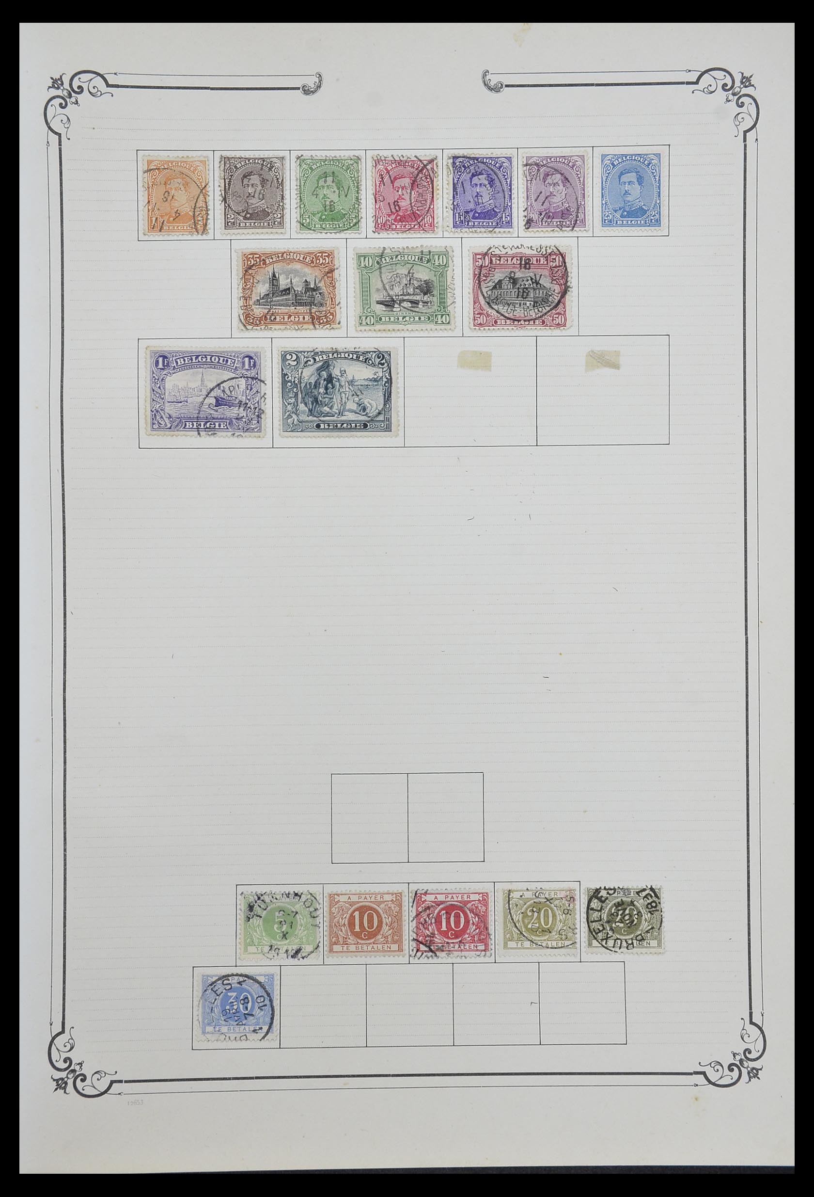 33991 058 - Postzegelverzameling 33991 Europese landen 1851-ca. 1920.