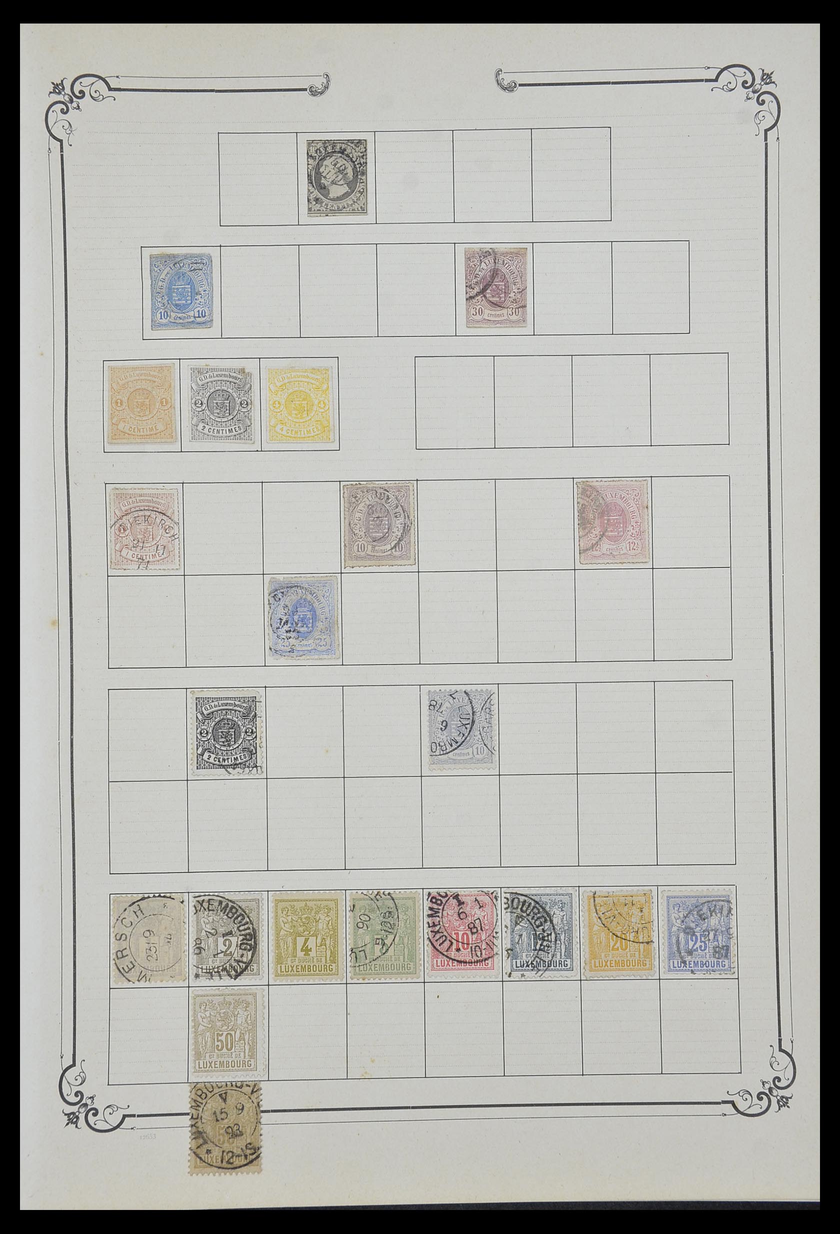 33991 061 - Postzegelverzameling 33991 Europese landen 1851-ca. 1920.