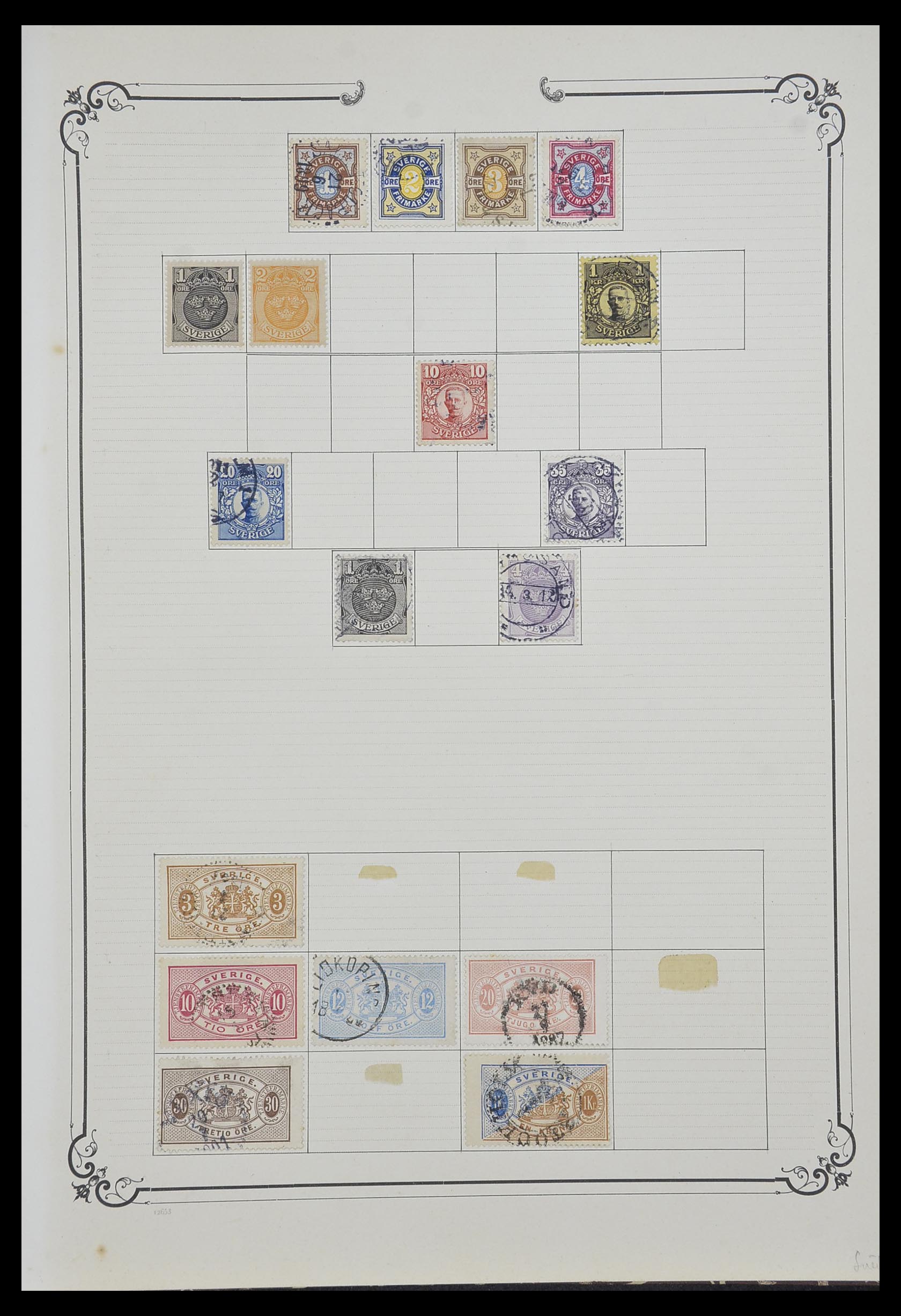 33991 069 - Postzegelverzameling 33991 Europese landen 1851-ca. 1920.