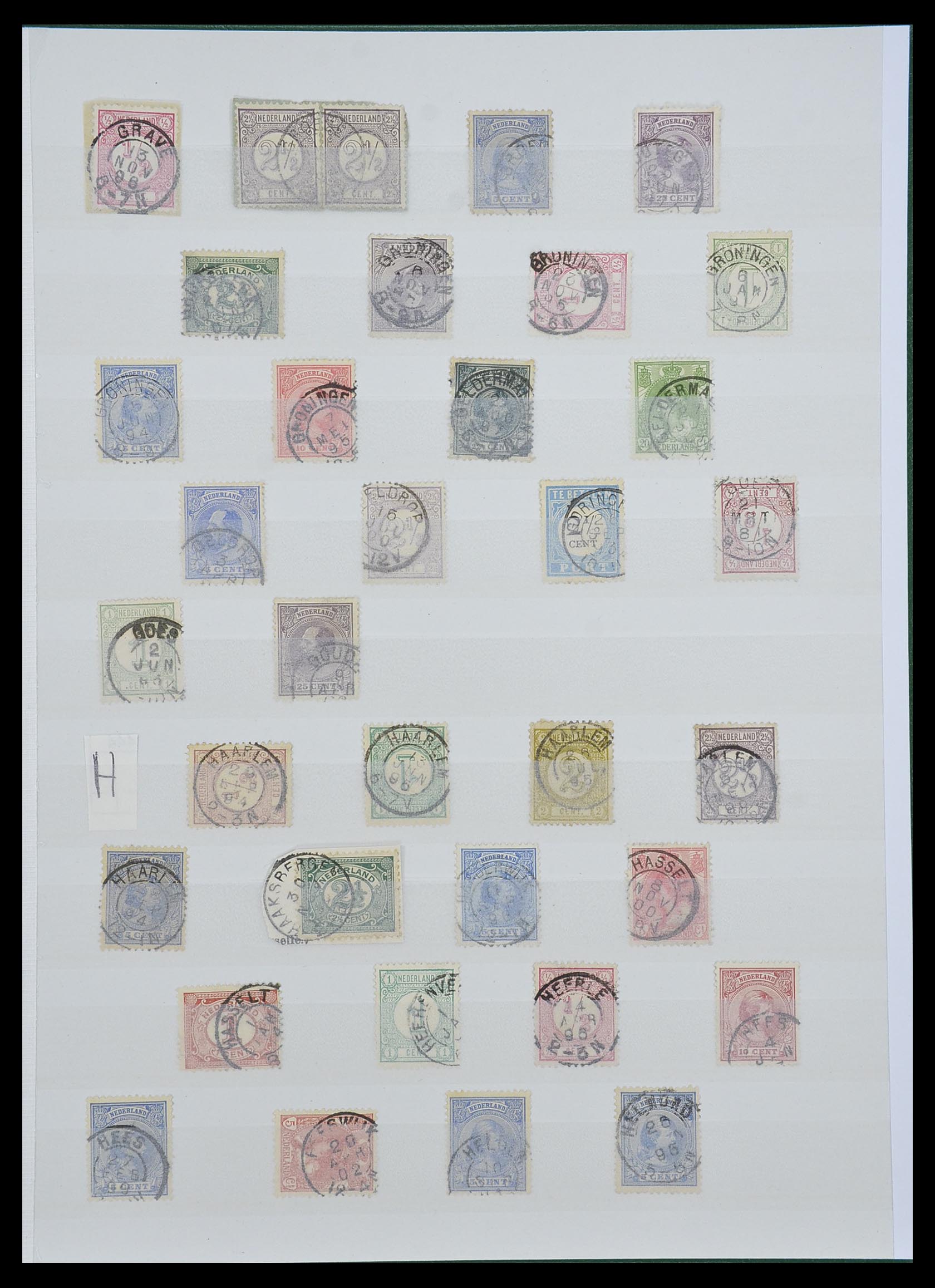 33992 003 - Stamp collection 33992 Netherlands smallround cancels.