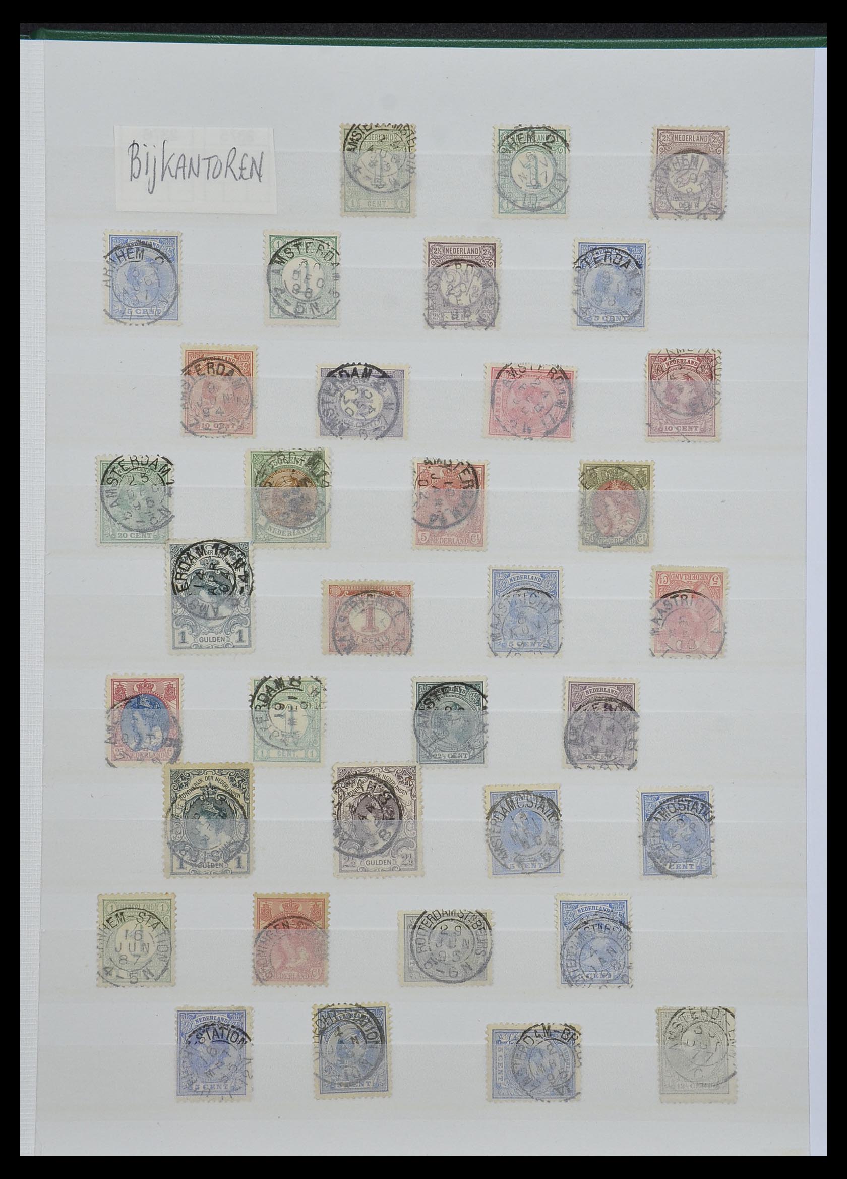 33992 009 - Postzegelverzameling 33992 Nederland kleinrondstempels.