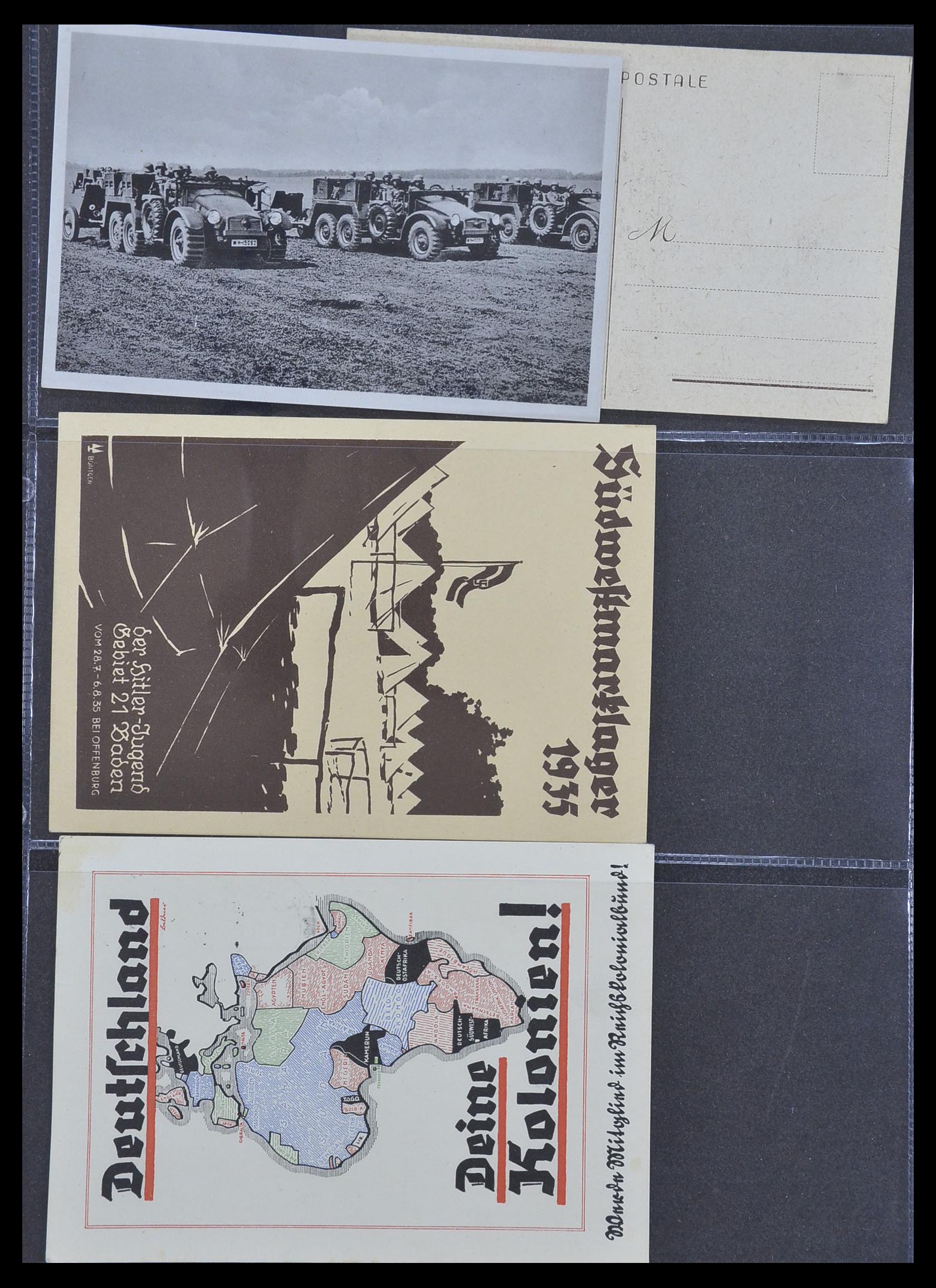 33995 005 - Postzegelverzameling 33995 Duitsland propaganda kaarten.