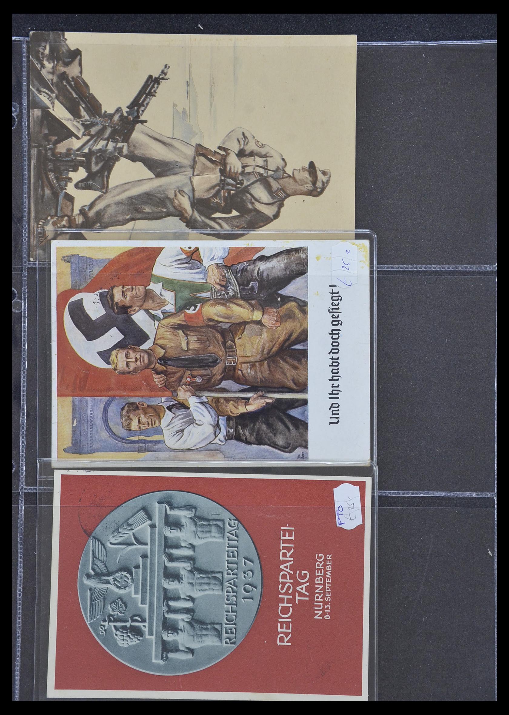33995 011 - Postzegelverzameling 33995 Duitsland propaganda kaarten.