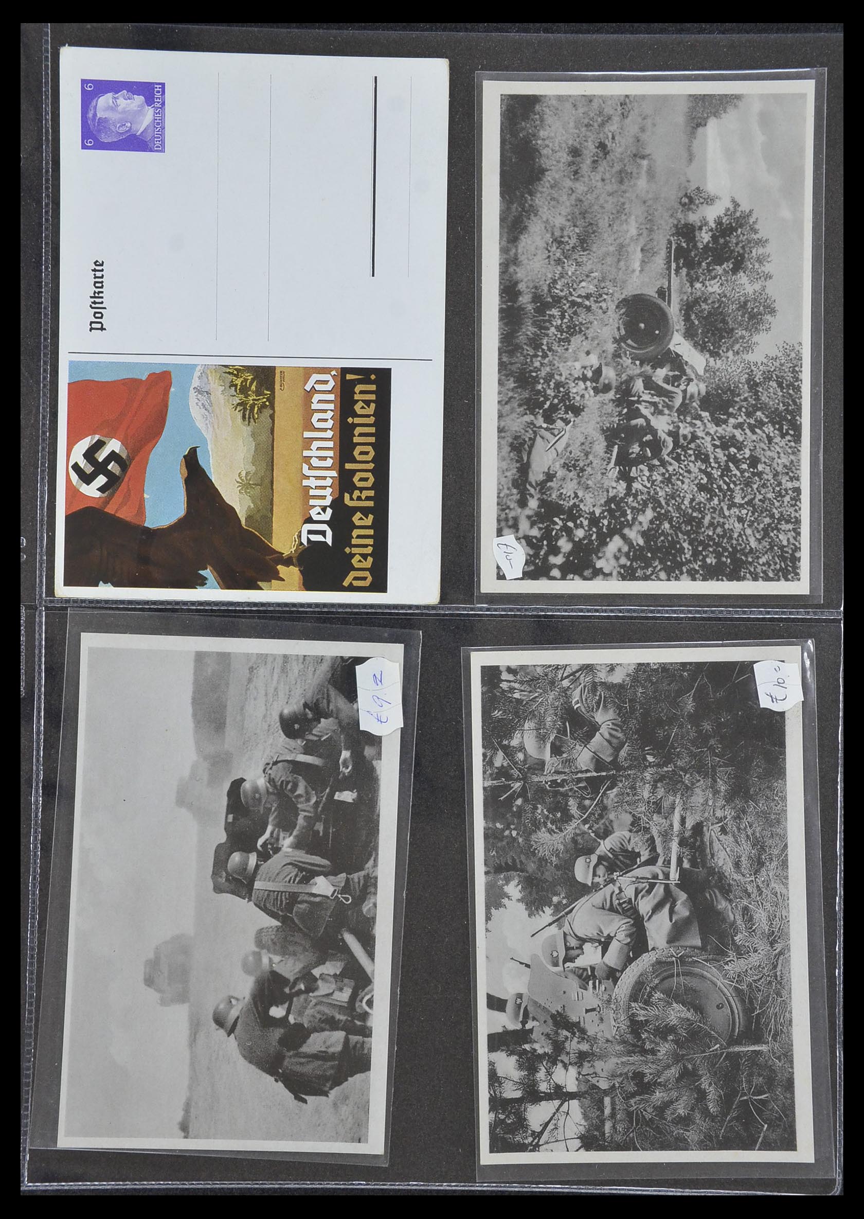 33995 039 - Postzegelverzameling 33995 Duitsland propaganda kaarten.