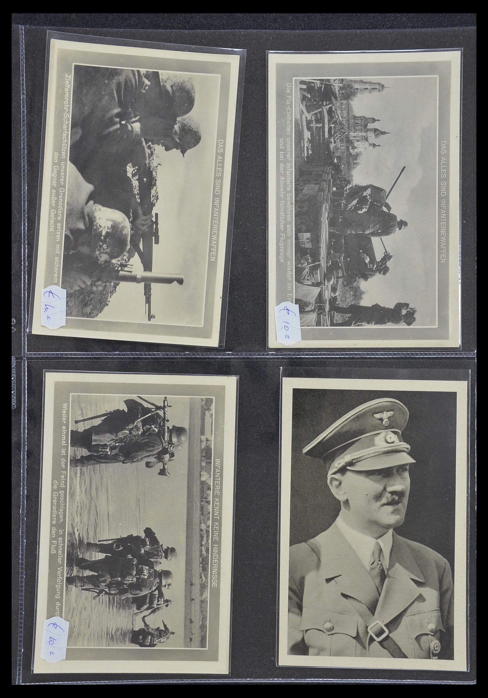 33995 047 - Postzegelverzameling 33995 Duitsland propaganda kaarten.