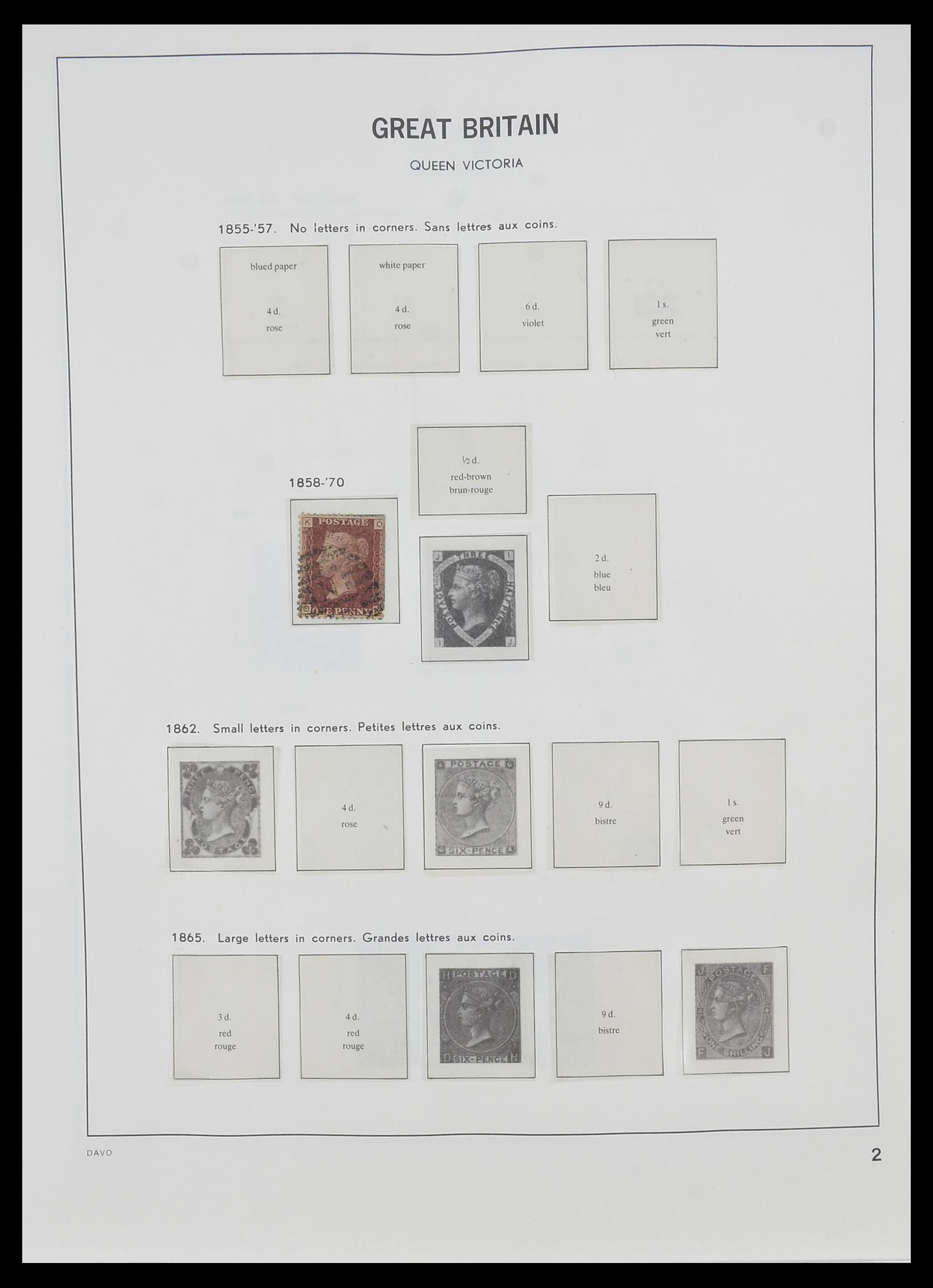 33998 001 - Postzegelverzameling 33998 Engeland 1858-1995.