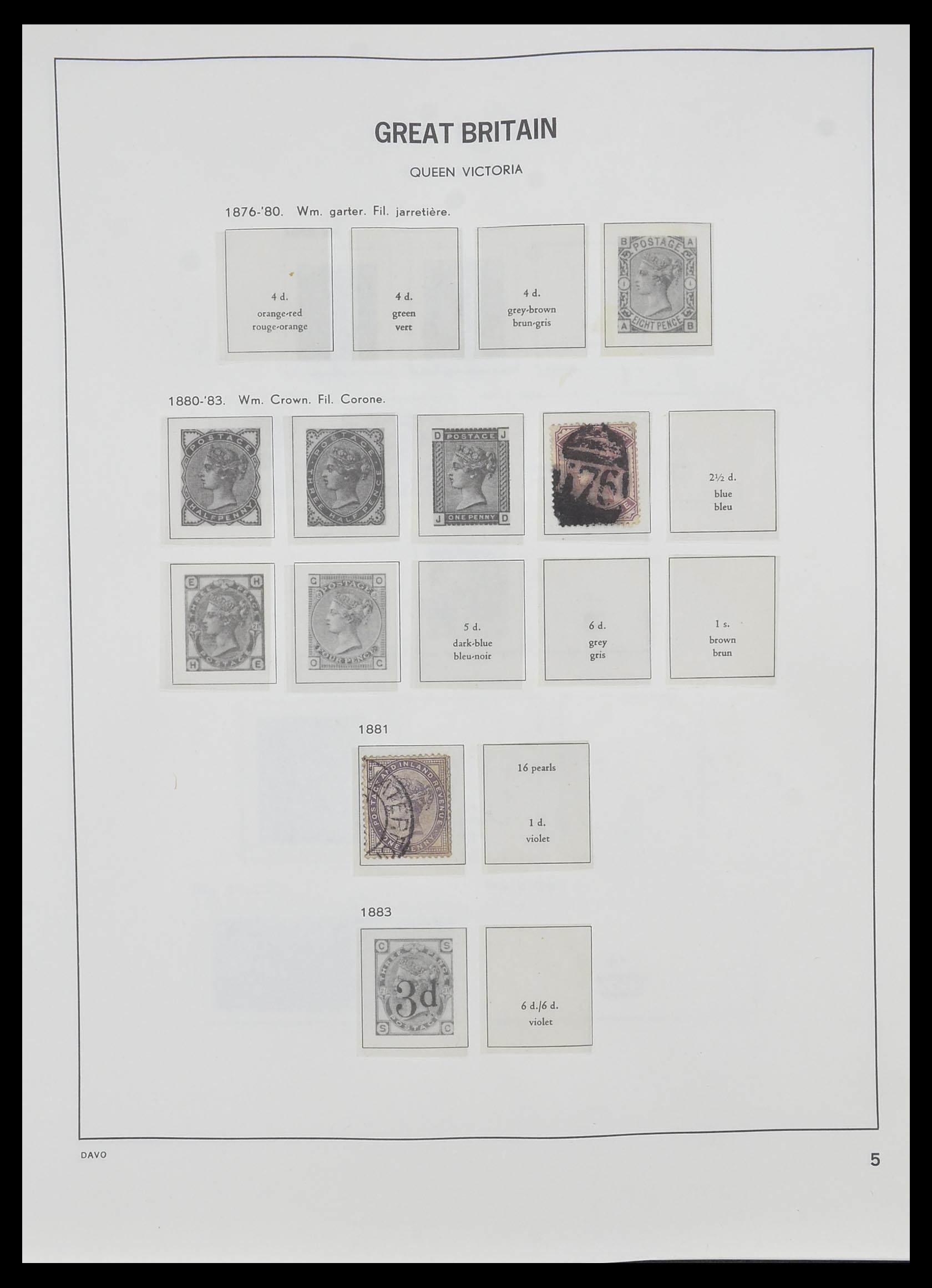 33998 002 - Postzegelverzameling 33998 Engeland 1858-1995.