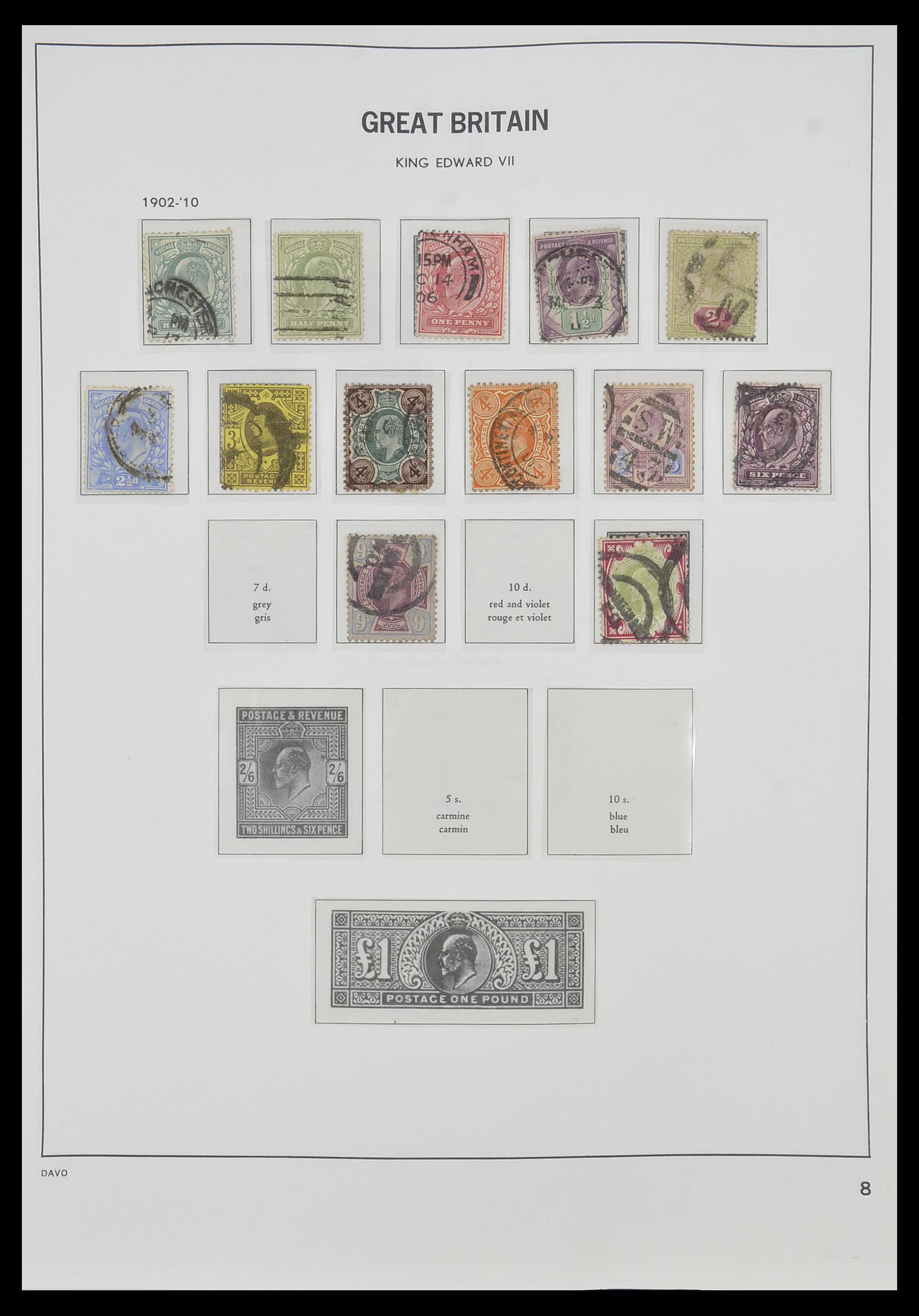 33998 005 - Postzegelverzameling 33998 Engeland 1858-1995.