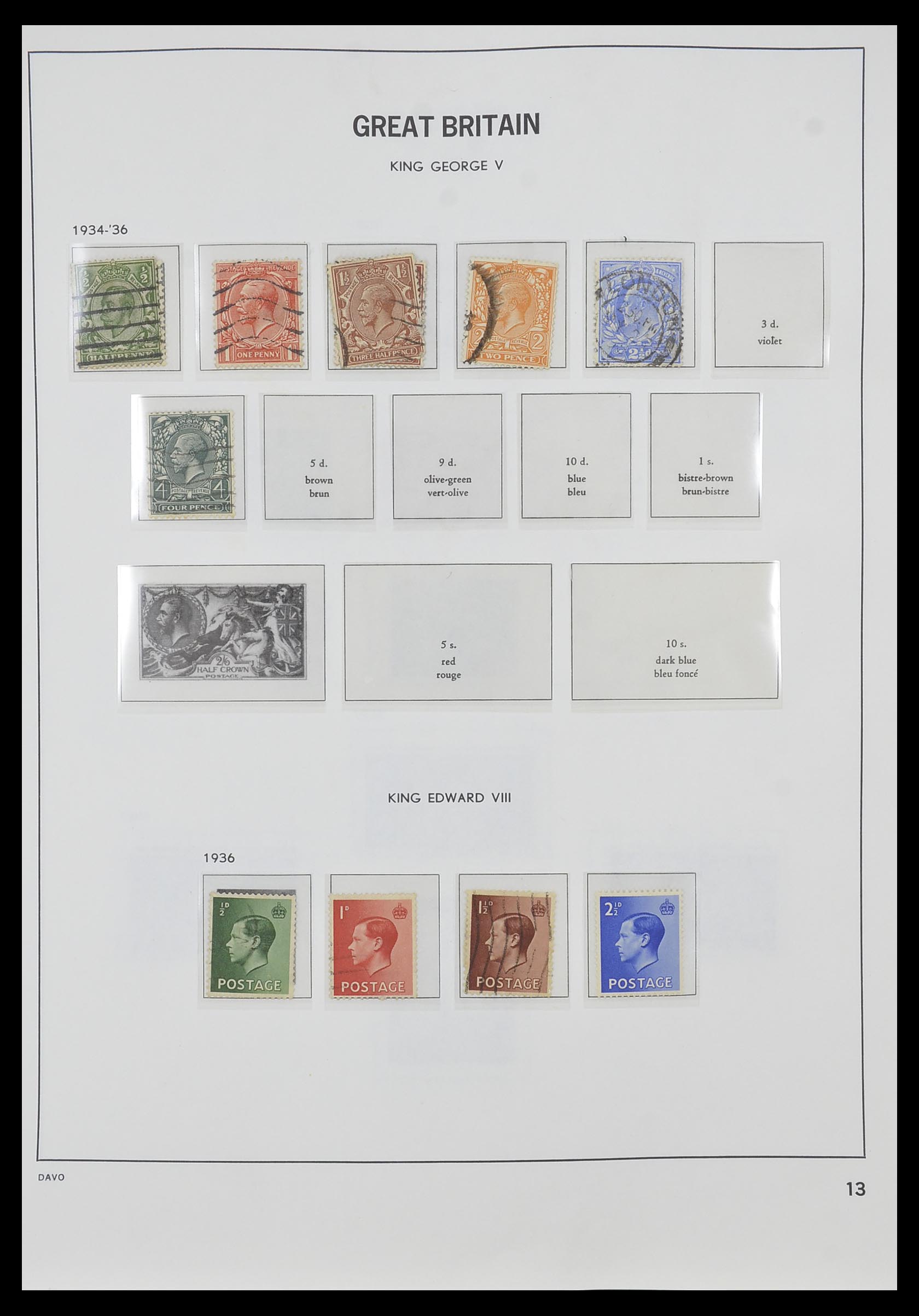 33998 010 - Postzegelverzameling 33998 Engeland 1858-1995.