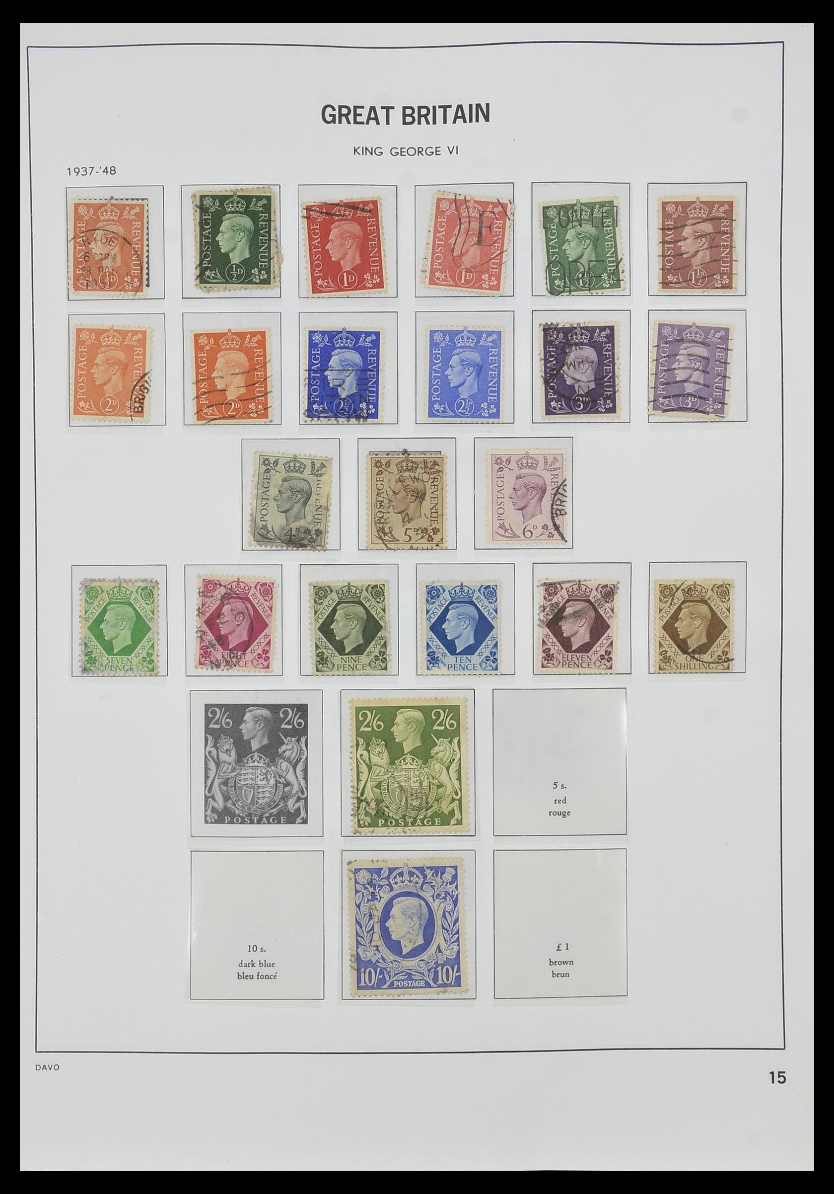 33998 012 - Postzegelverzameling 33998 Engeland 1858-1995.