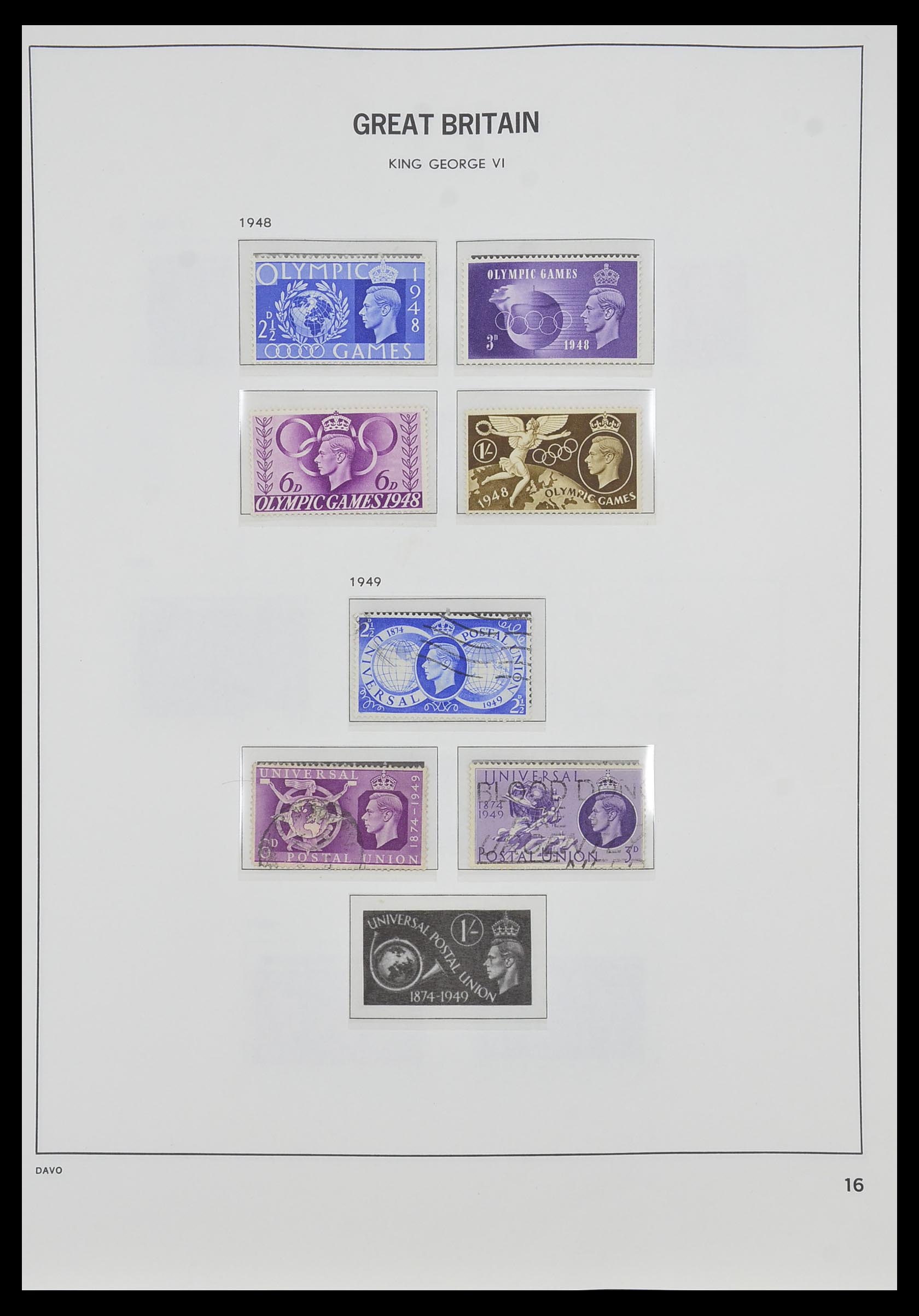 33998 013 - Postzegelverzameling 33998 Engeland 1858-1995.