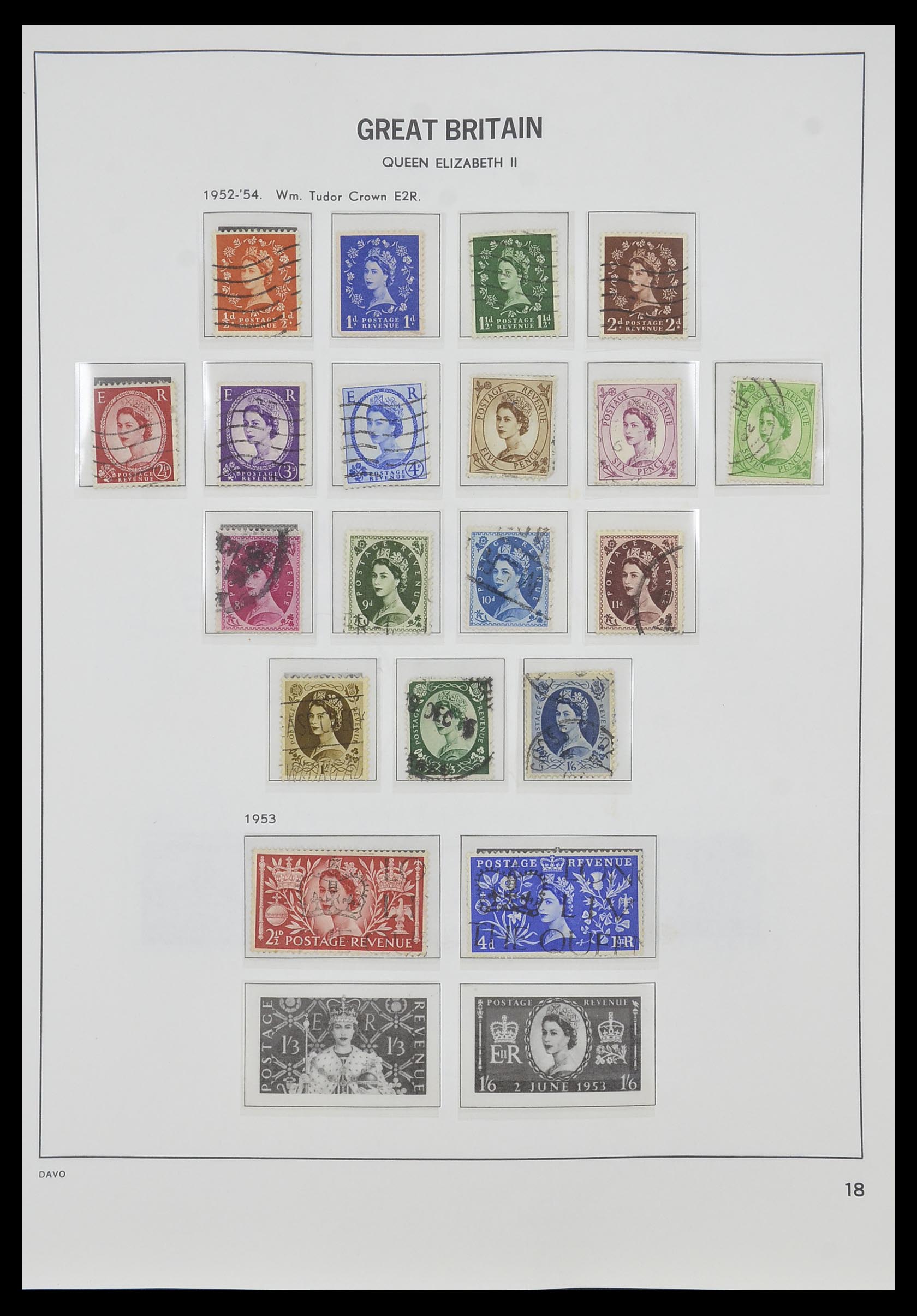 33998 015 - Postzegelverzameling 33998 Engeland 1858-1995.