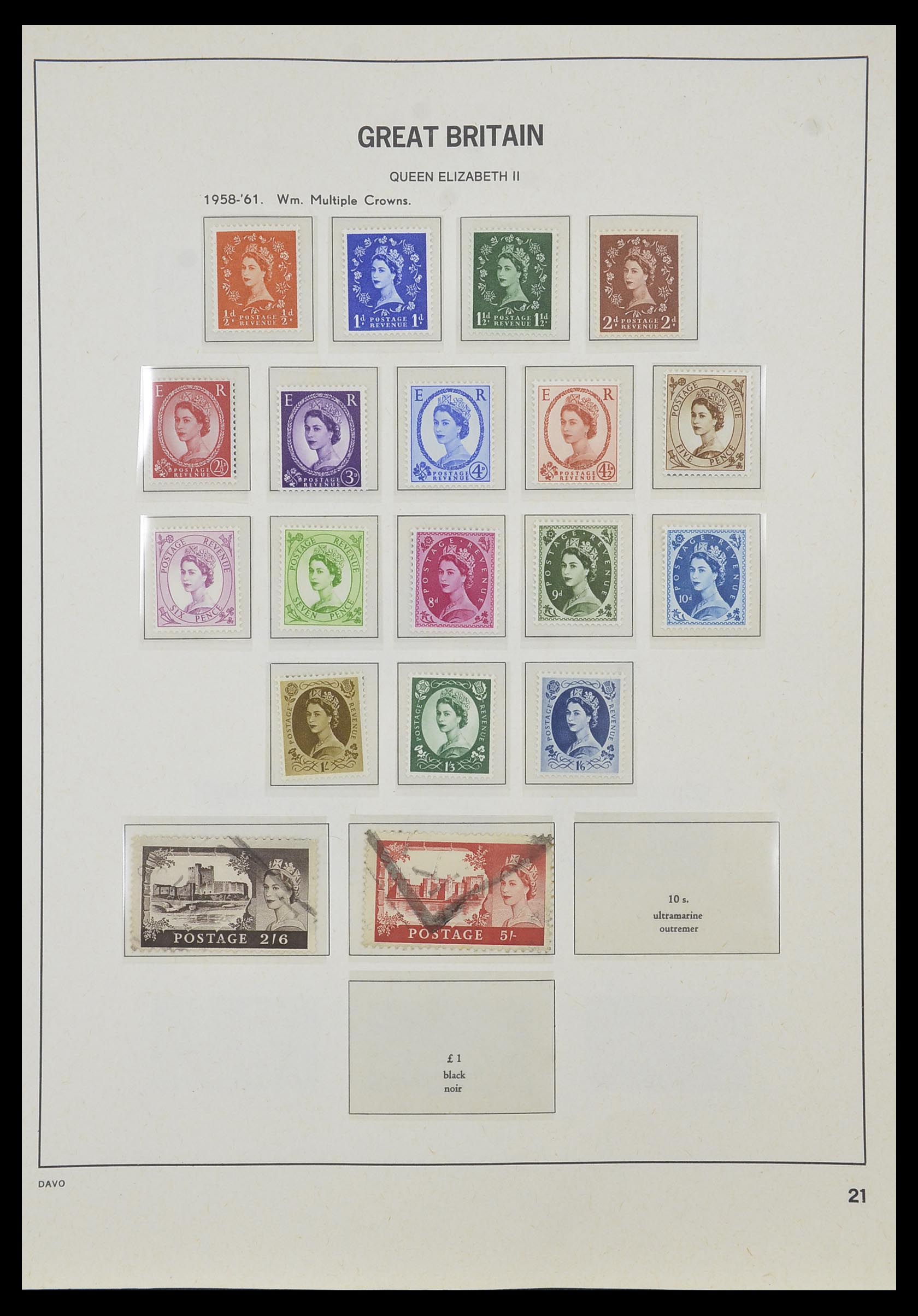 33998 018 - Postzegelverzameling 33998 Engeland 1858-1995.