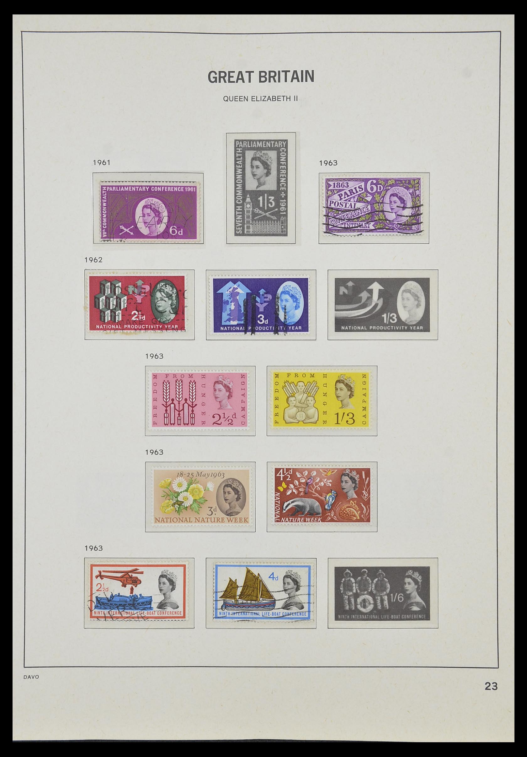 33998 020 - Postzegelverzameling 33998 Engeland 1858-1995.