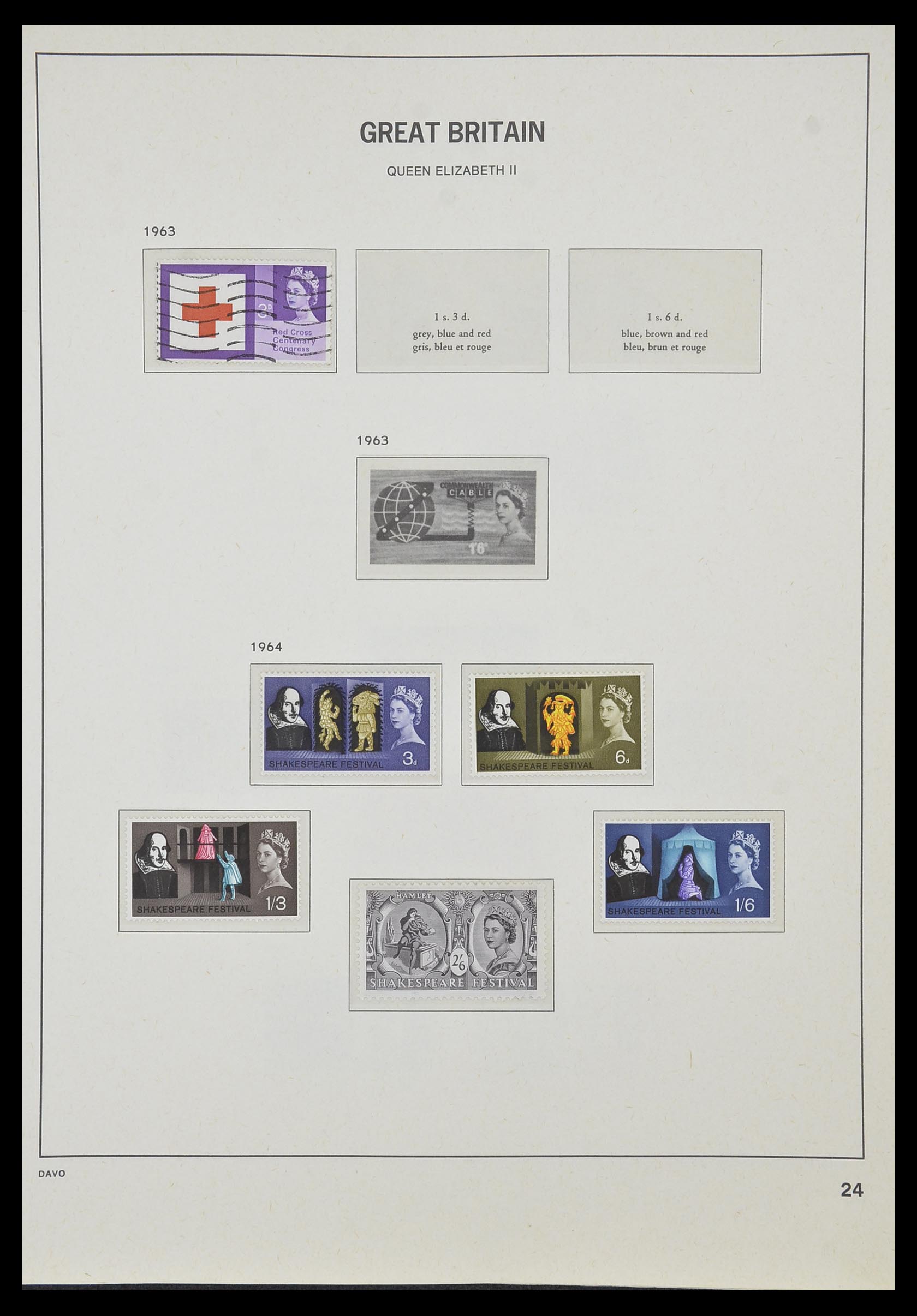 33998 021 - Postzegelverzameling 33998 Engeland 1858-1995.