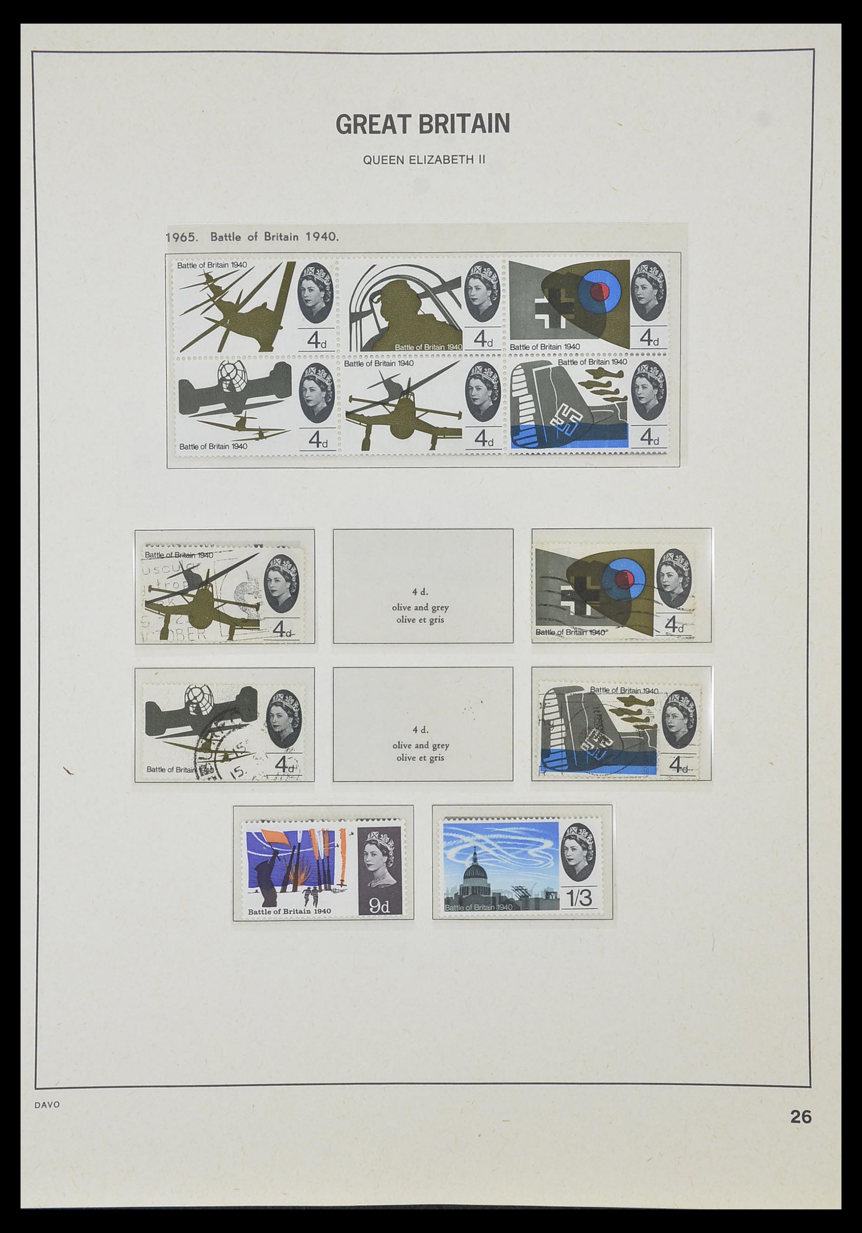 33998 023 - Postzegelverzameling 33998 Engeland 1858-1995.