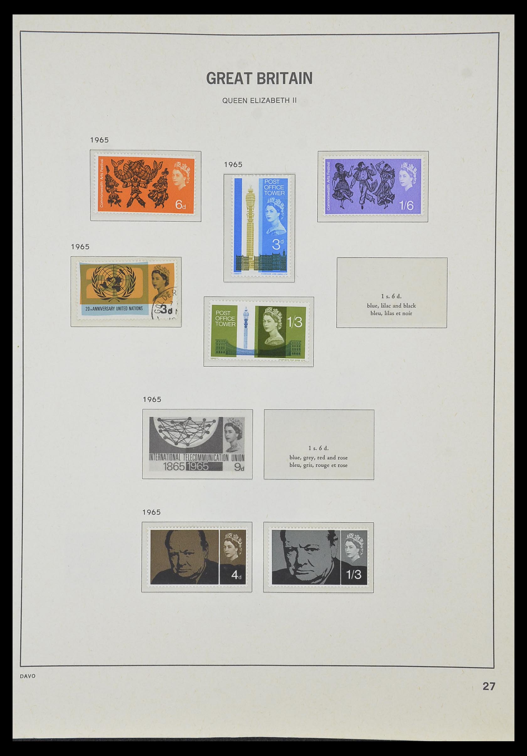 33998 024 - Postzegelverzameling 33998 Engeland 1858-1995.
