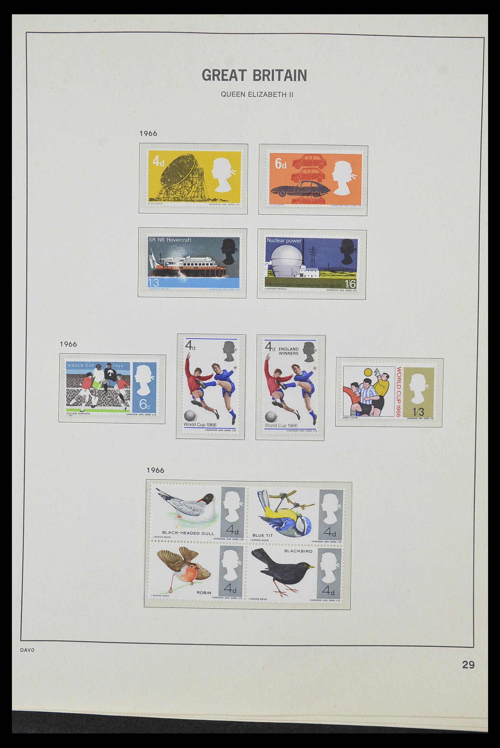 33998 026 - Postzegelverzameling 33998 Engeland 1858-1995.