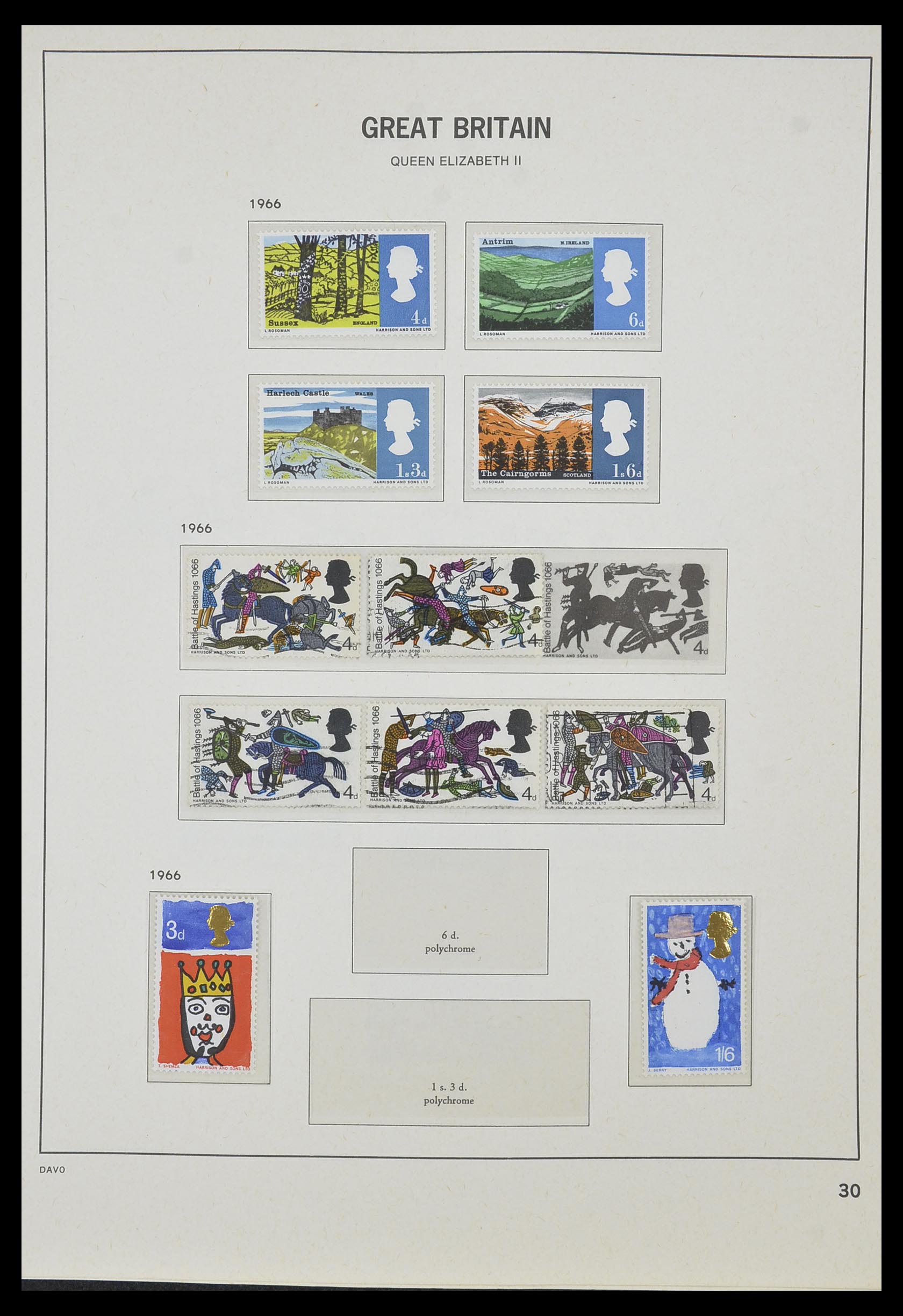 33998 027 - Postzegelverzameling 33998 Engeland 1858-1995.