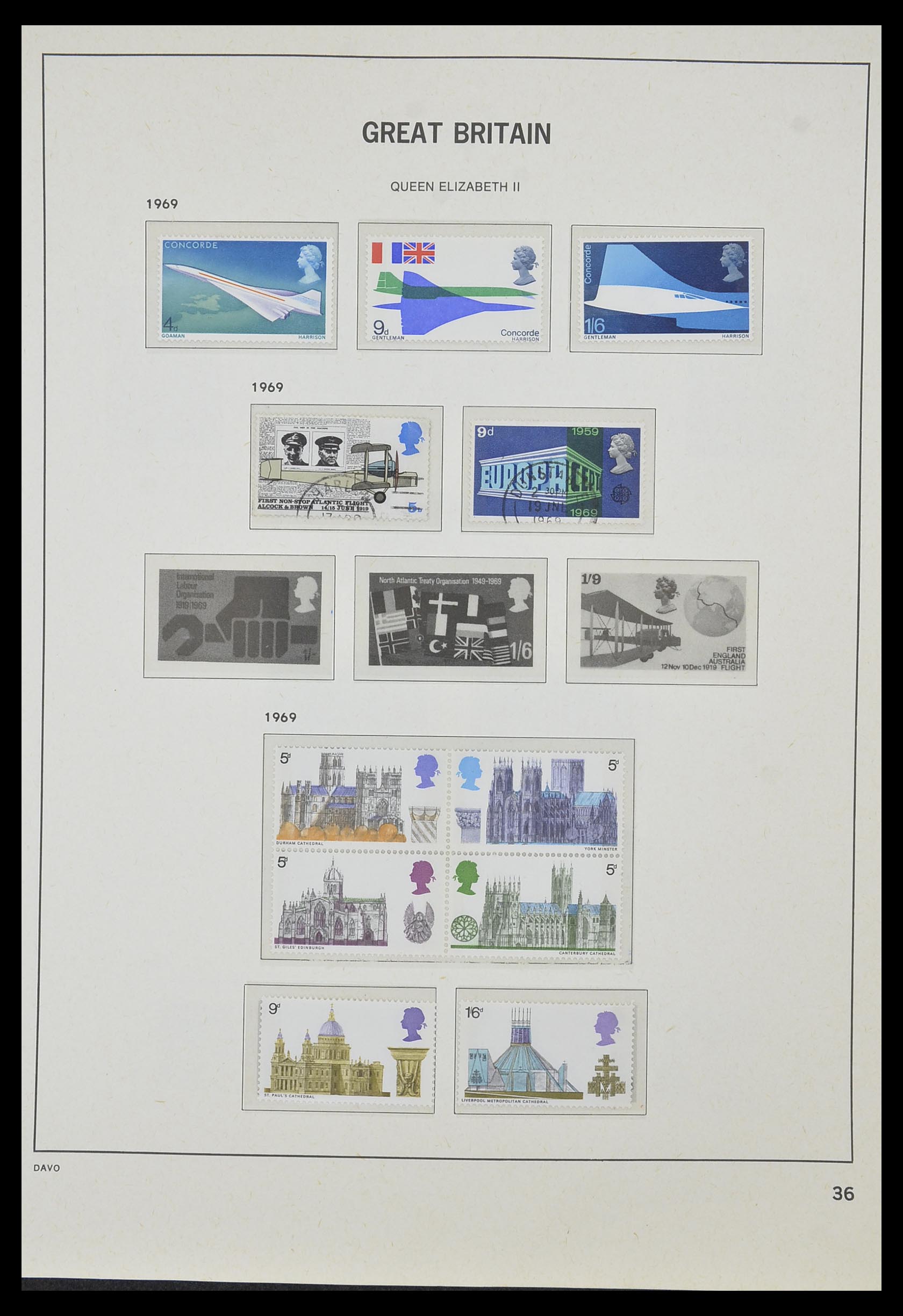 33998 033 - Postzegelverzameling 33998 Engeland 1858-1995.