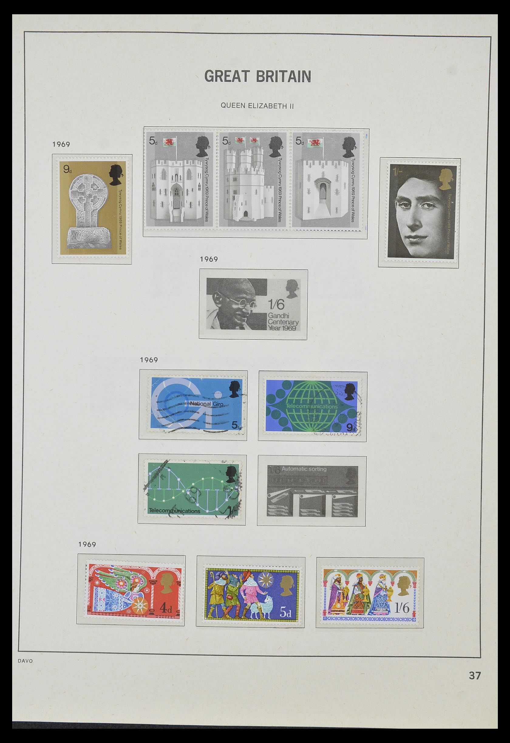 33998 034 - Postzegelverzameling 33998 Engeland 1858-1995.