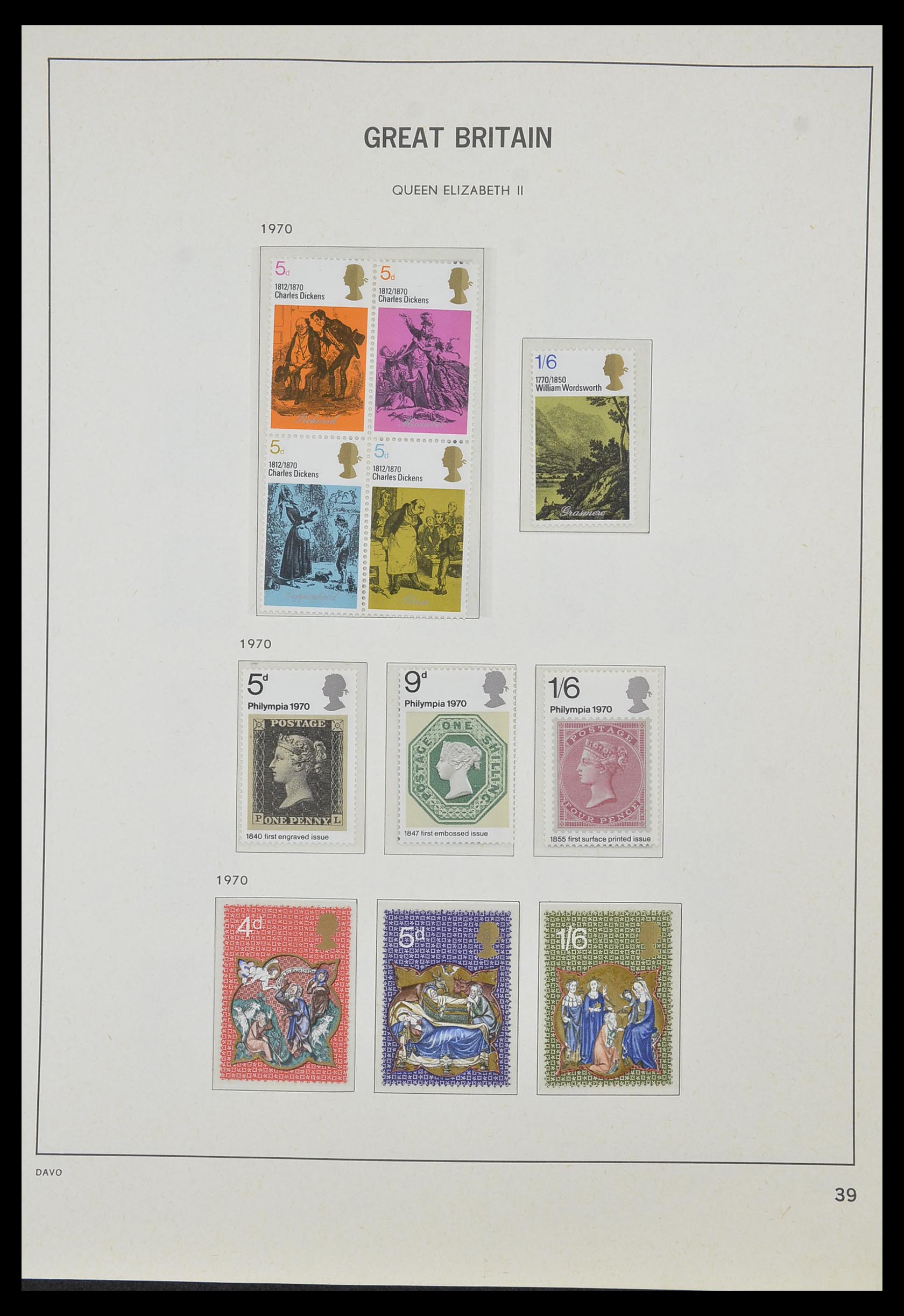 33998 036 - Postzegelverzameling 33998 Engeland 1858-1995.