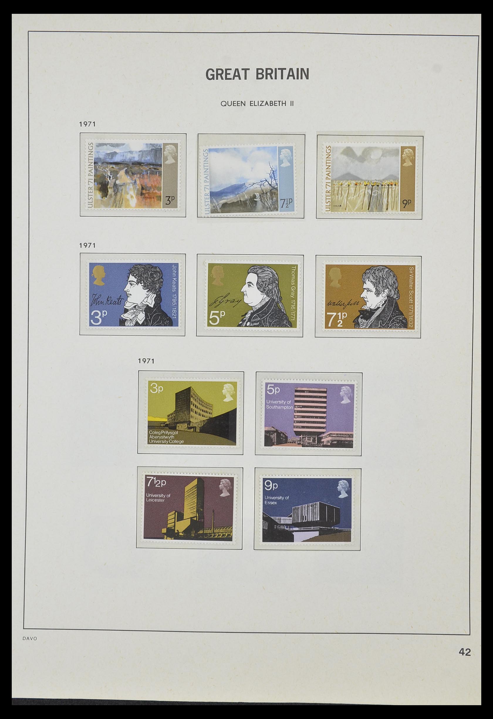 33998 038 - Postzegelverzameling 33998 Engeland 1858-1995.