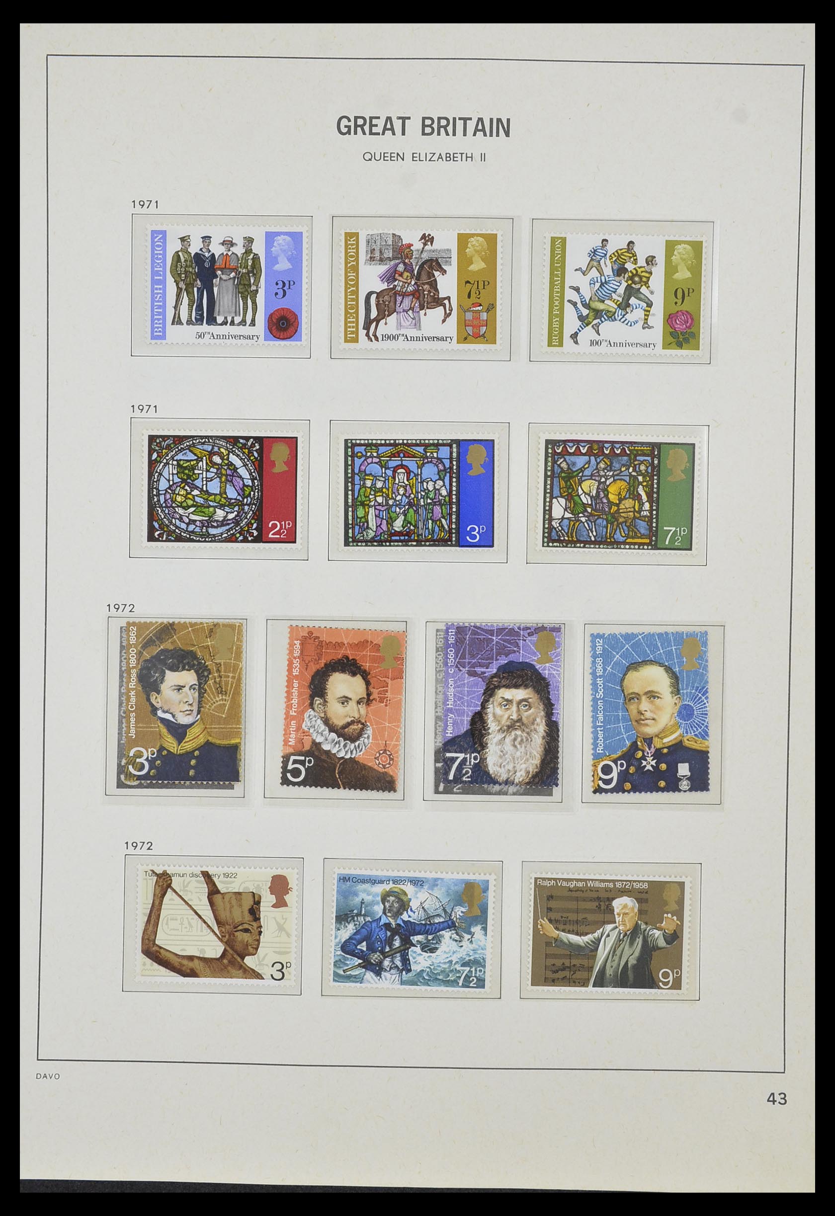 33998 039 - Postzegelverzameling 33998 Engeland 1858-1995.