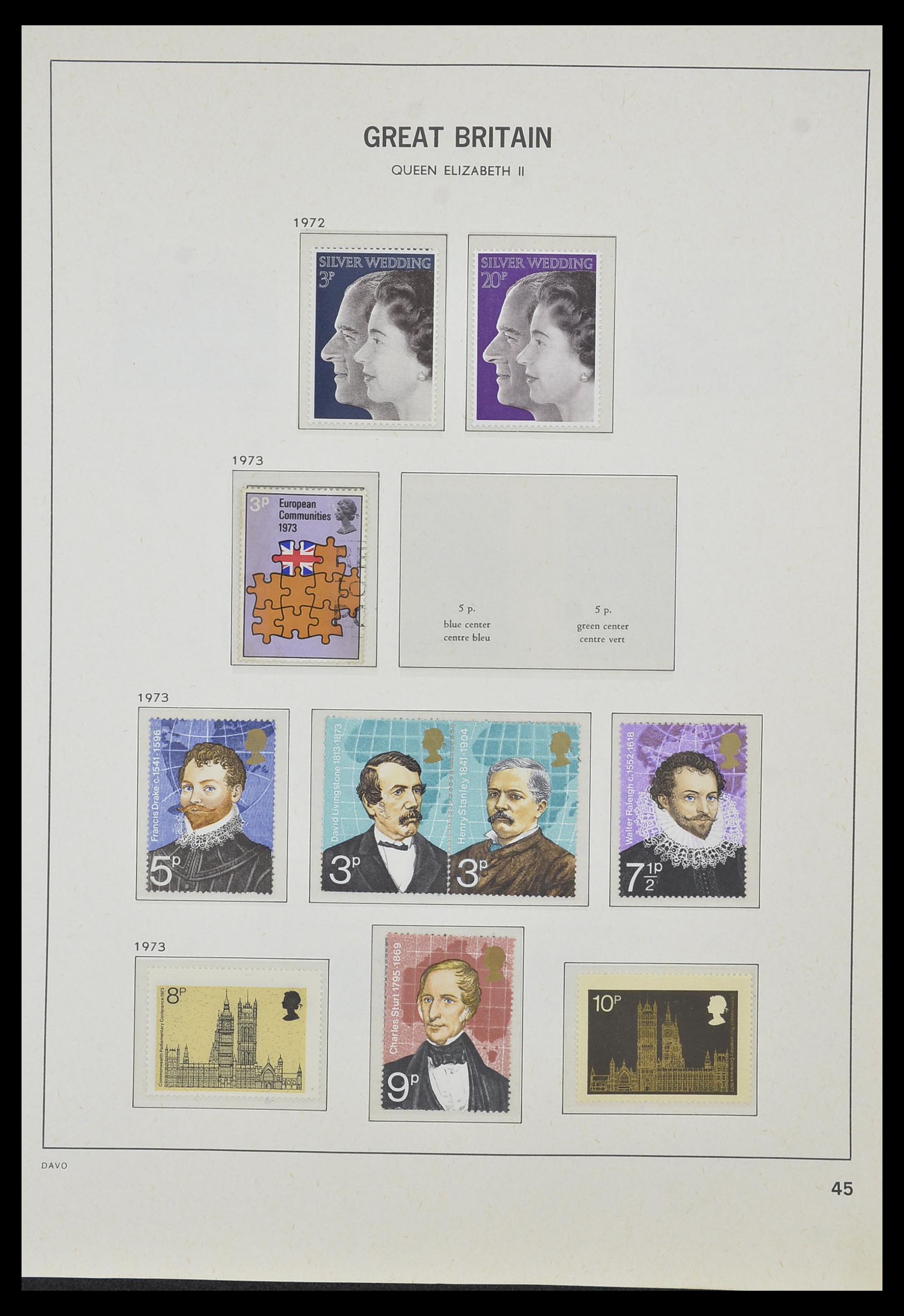 33998 041 - Postzegelverzameling 33998 Engeland 1858-1995.