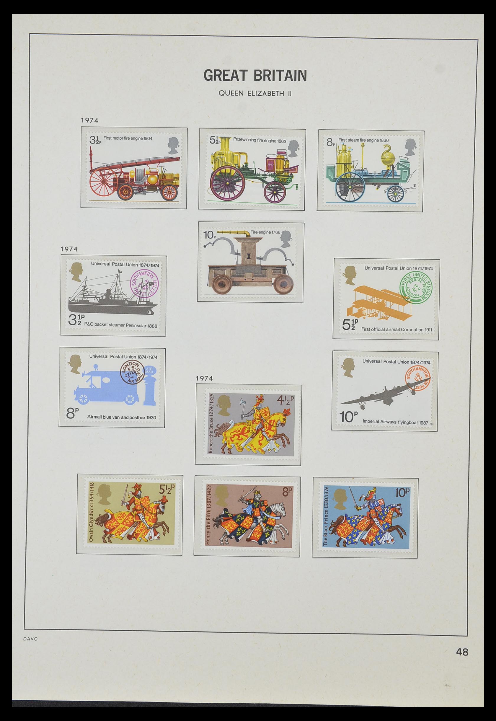 33998 044 - Postzegelverzameling 33998 Engeland 1858-1995.