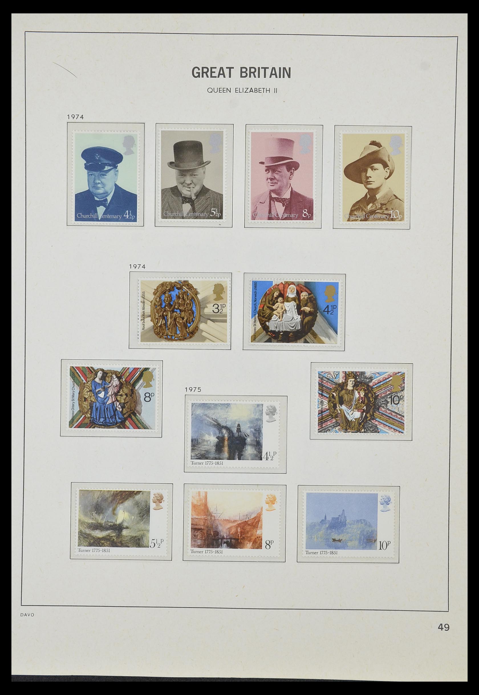 33998 045 - Postzegelverzameling 33998 Engeland 1858-1995.