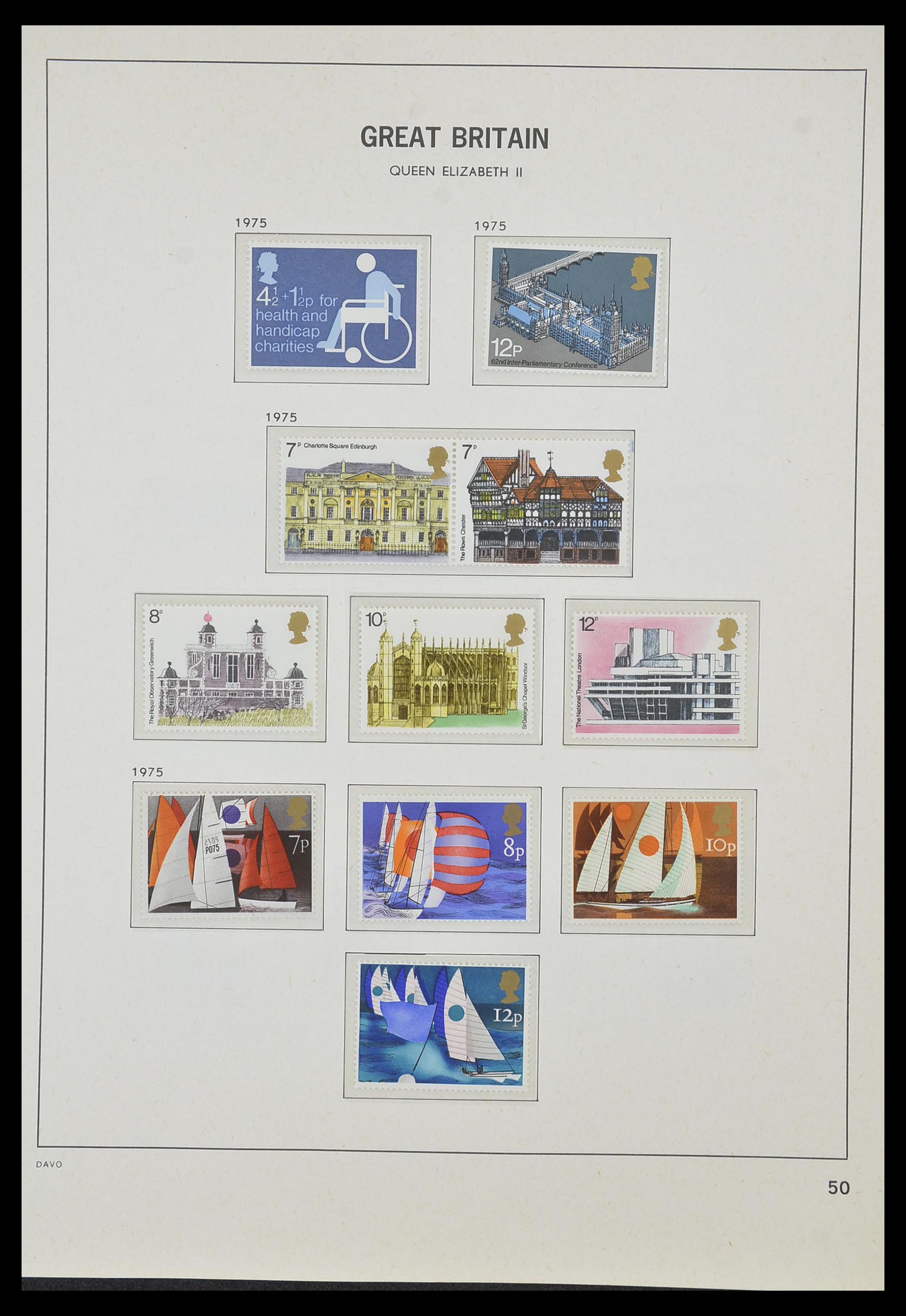 33998 046 - Postzegelverzameling 33998 Engeland 1858-1995.