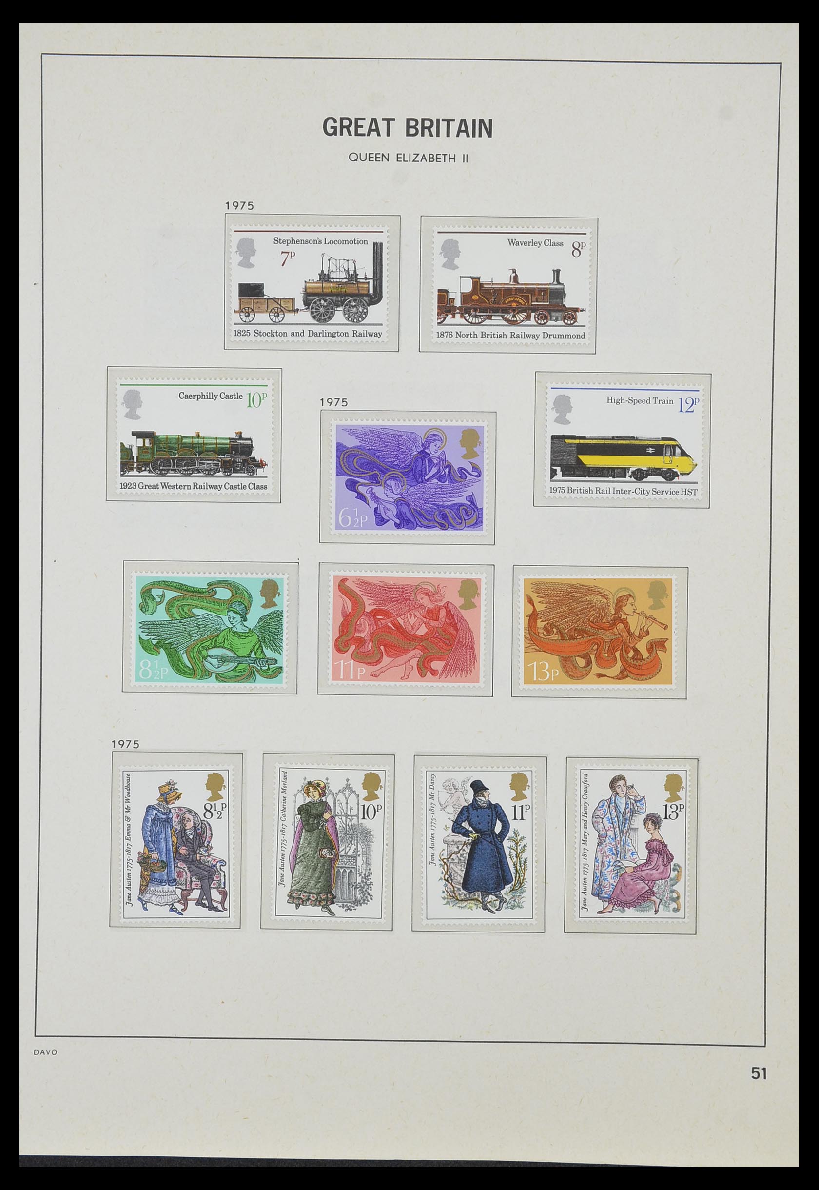 33998 047 - Postzegelverzameling 33998 Engeland 1858-1995.
