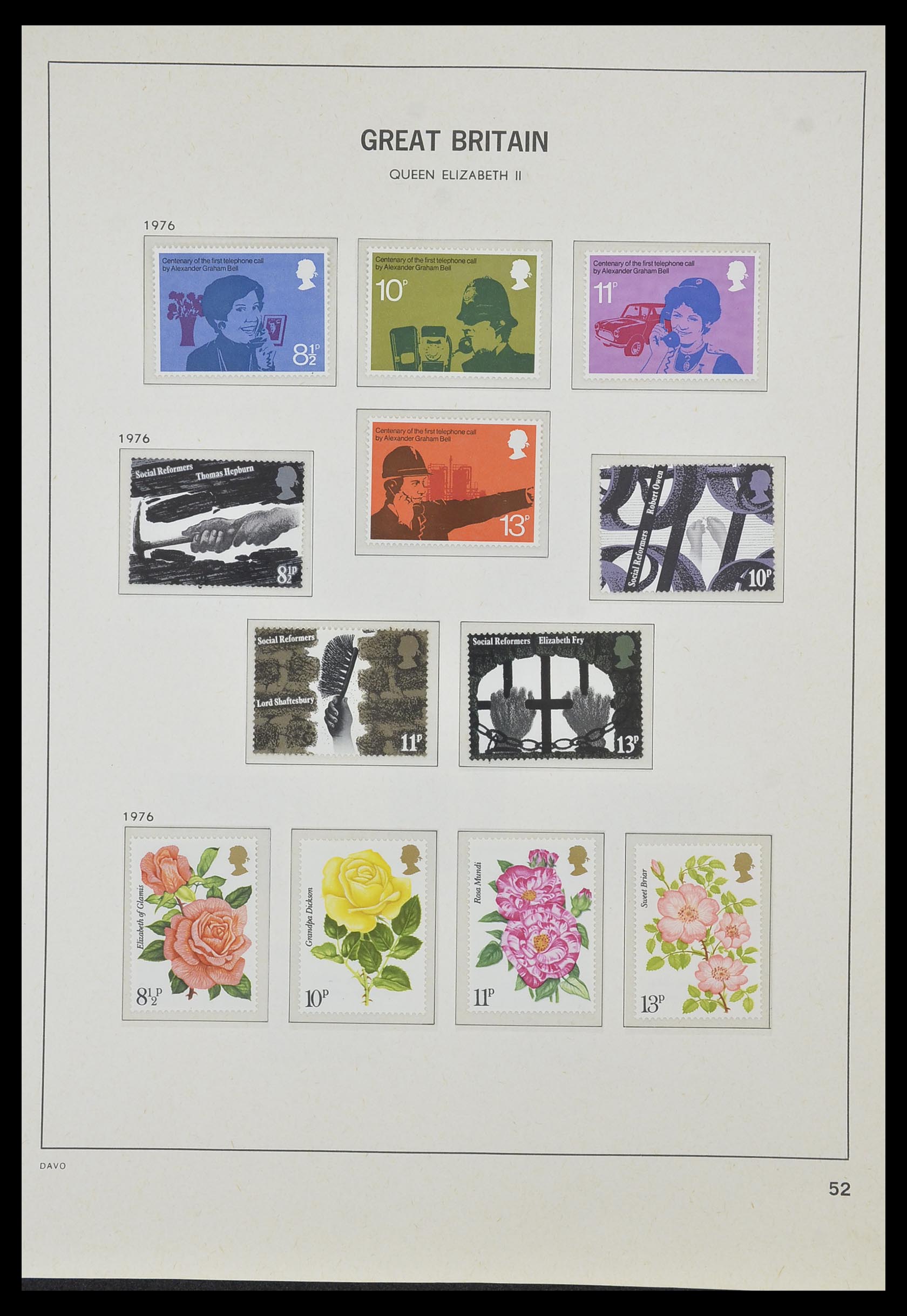 33998 048 - Postzegelverzameling 33998 Engeland 1858-1995.