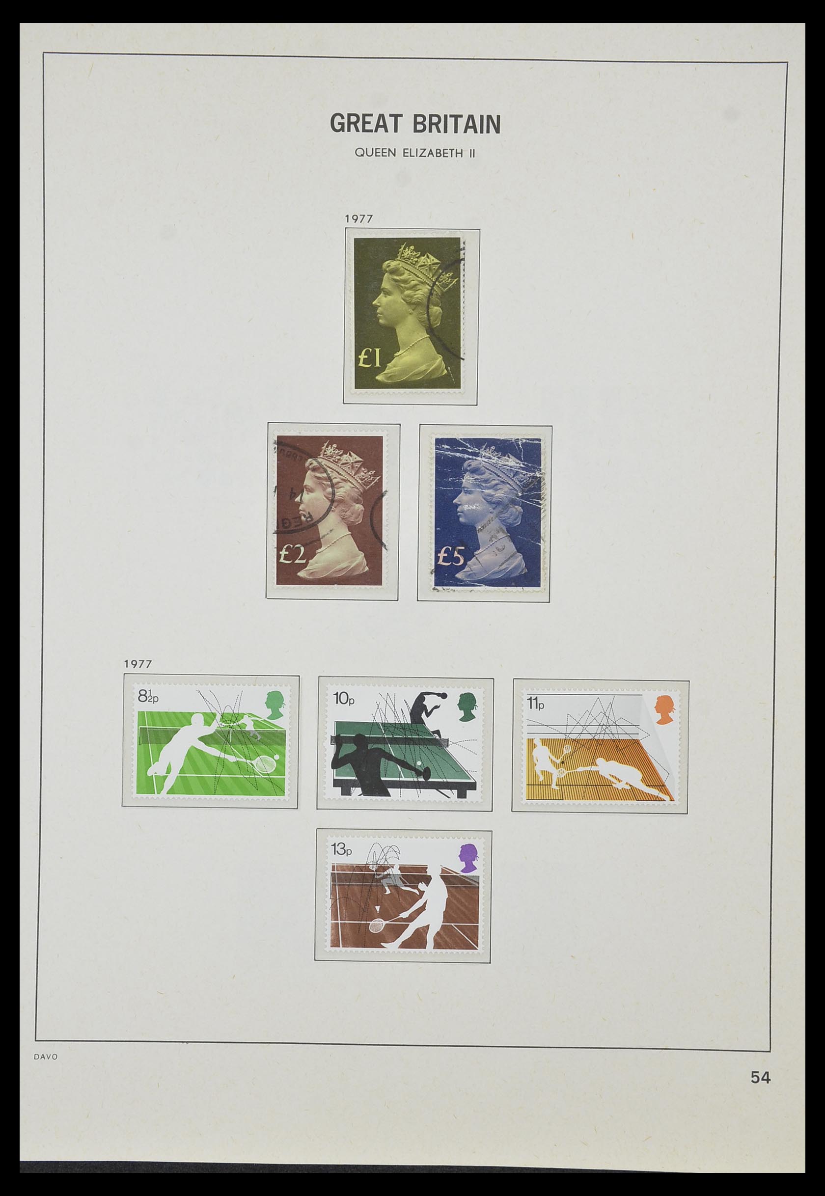33998 050 - Postzegelverzameling 33998 Engeland 1858-1995.