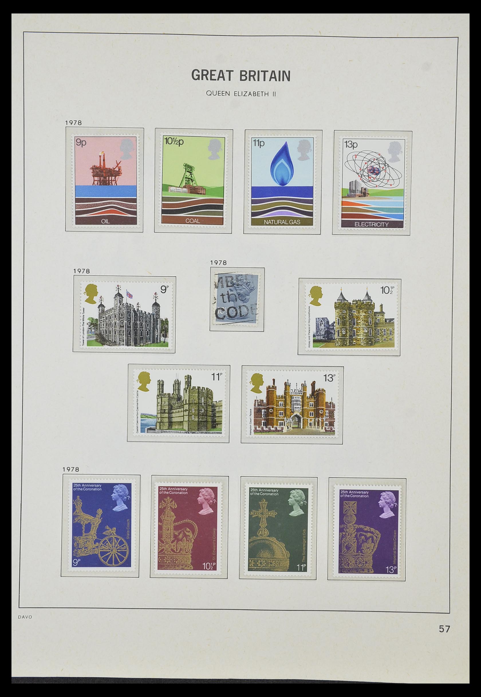 33998 053 - Postzegelverzameling 33998 Engeland 1858-1995.