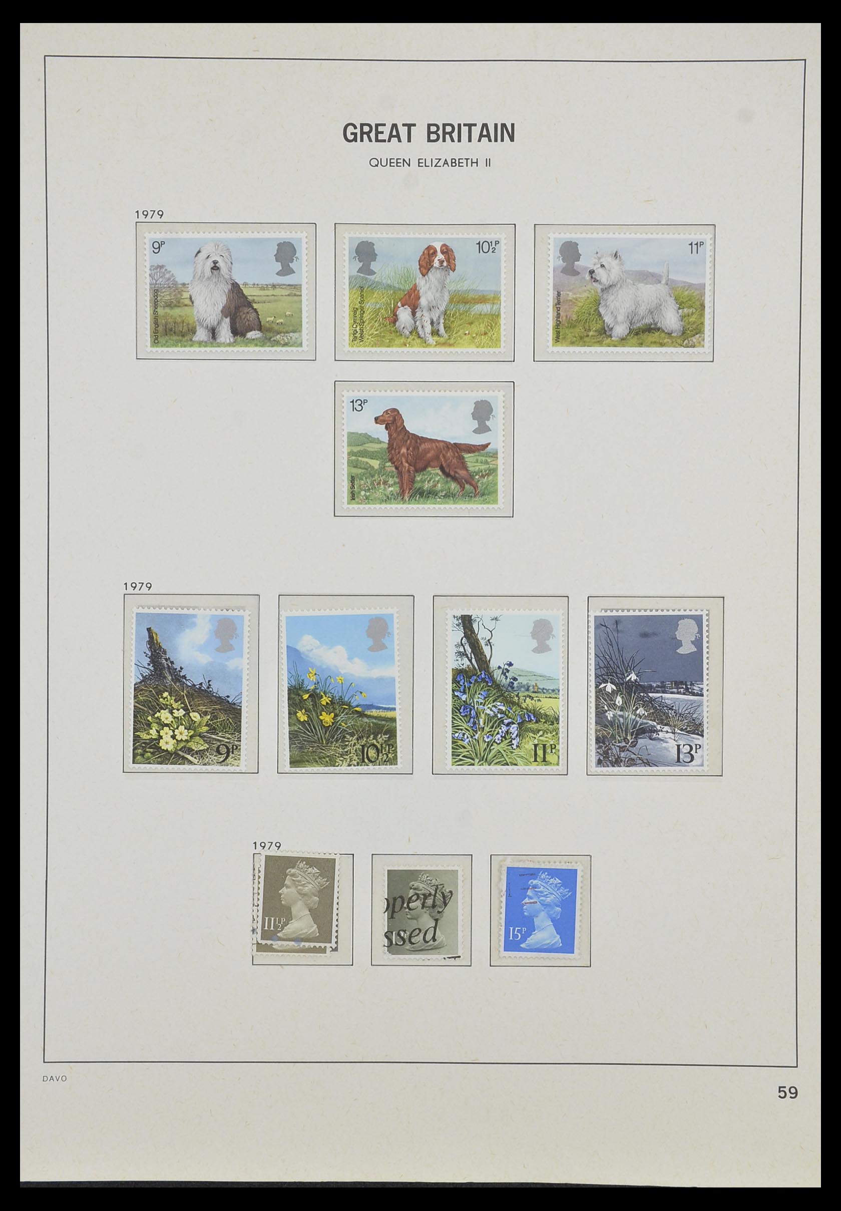 33998 055 - Postzegelverzameling 33998 Engeland 1858-1995.