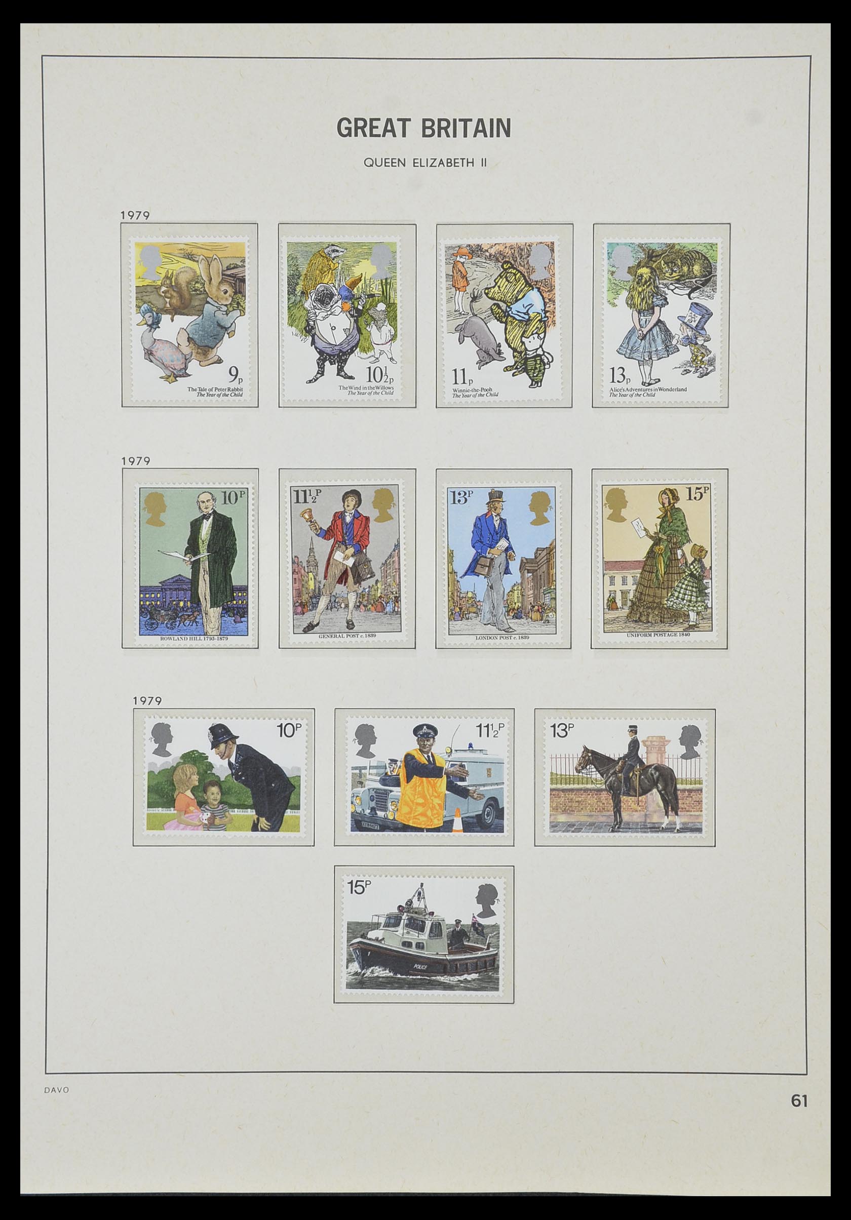 33998 057 - Postzegelverzameling 33998 Engeland 1858-1995.