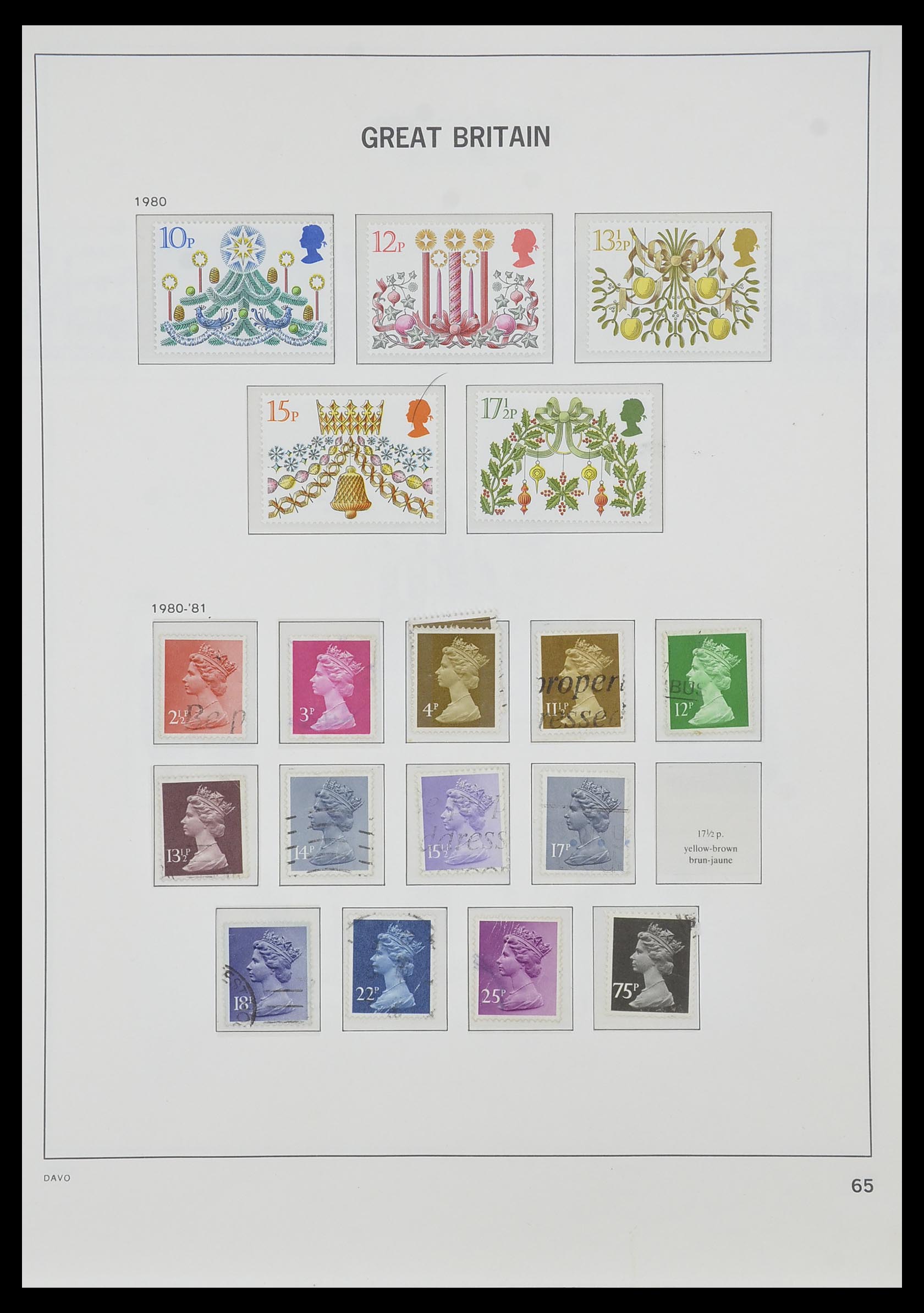 33998 059 - Postzegelverzameling 33998 Engeland 1858-1995.