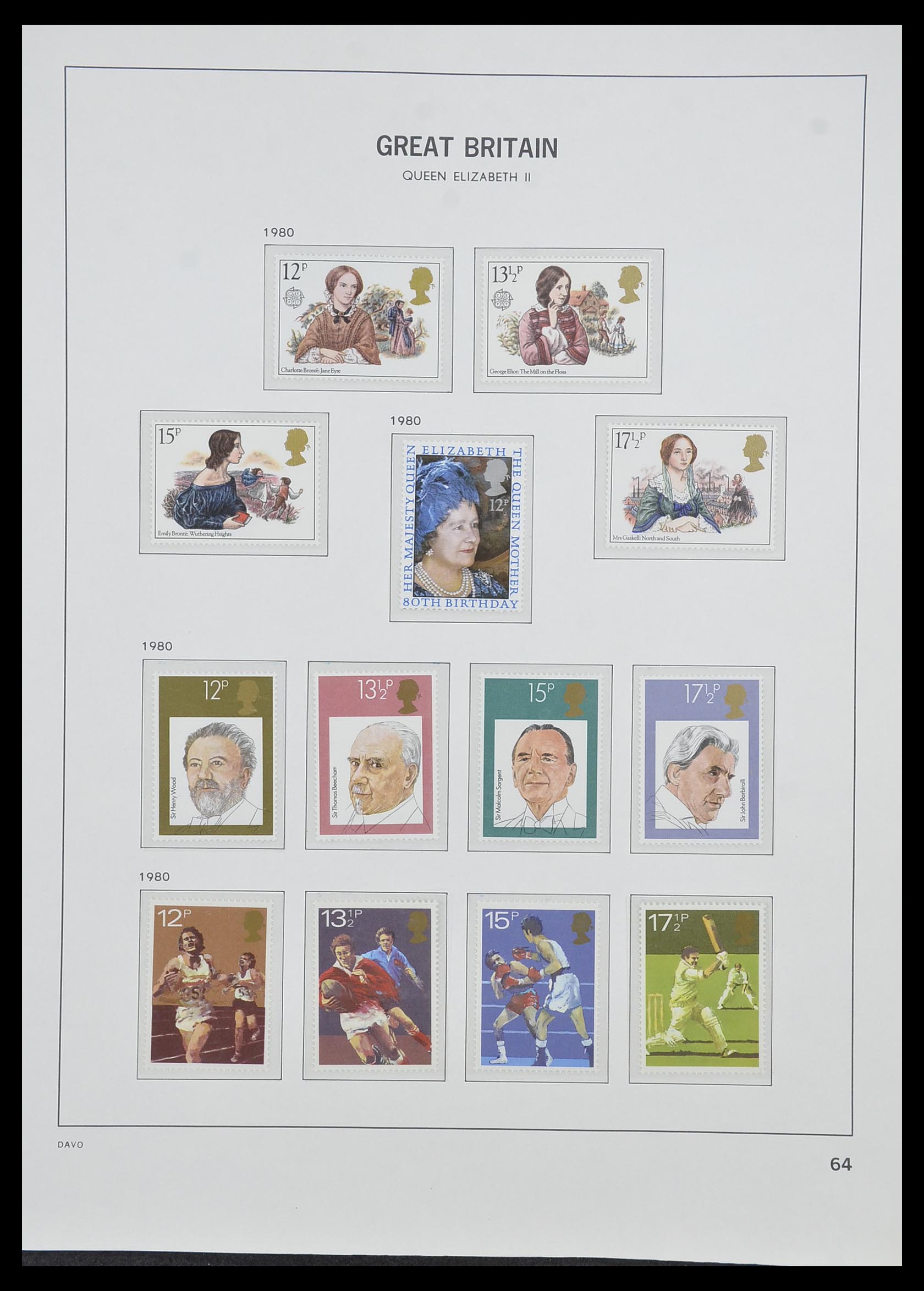 33998 061 - Postzegelverzameling 33998 Engeland 1858-1995.