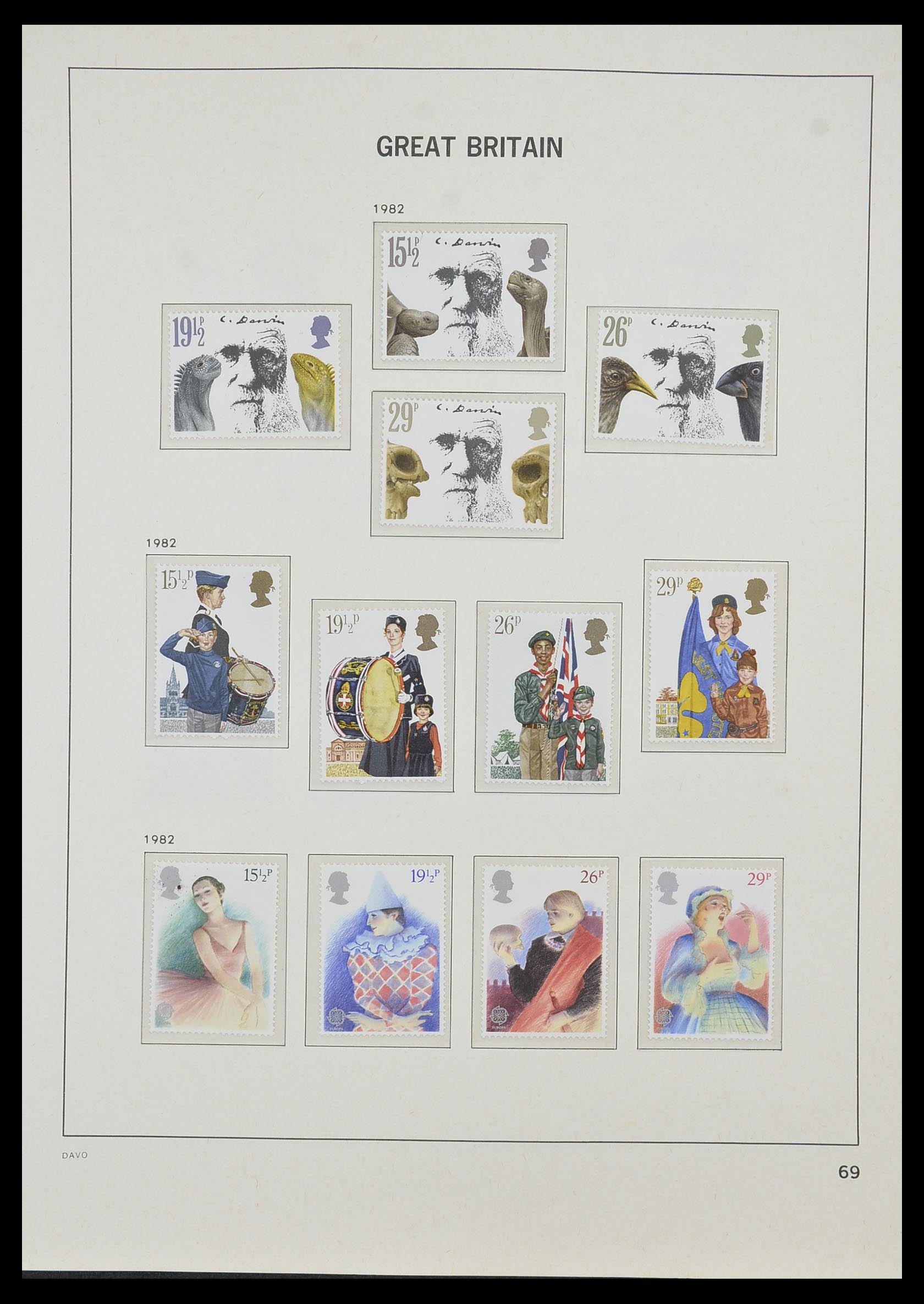 33998 065 - Postzegelverzameling 33998 Engeland 1858-1995.